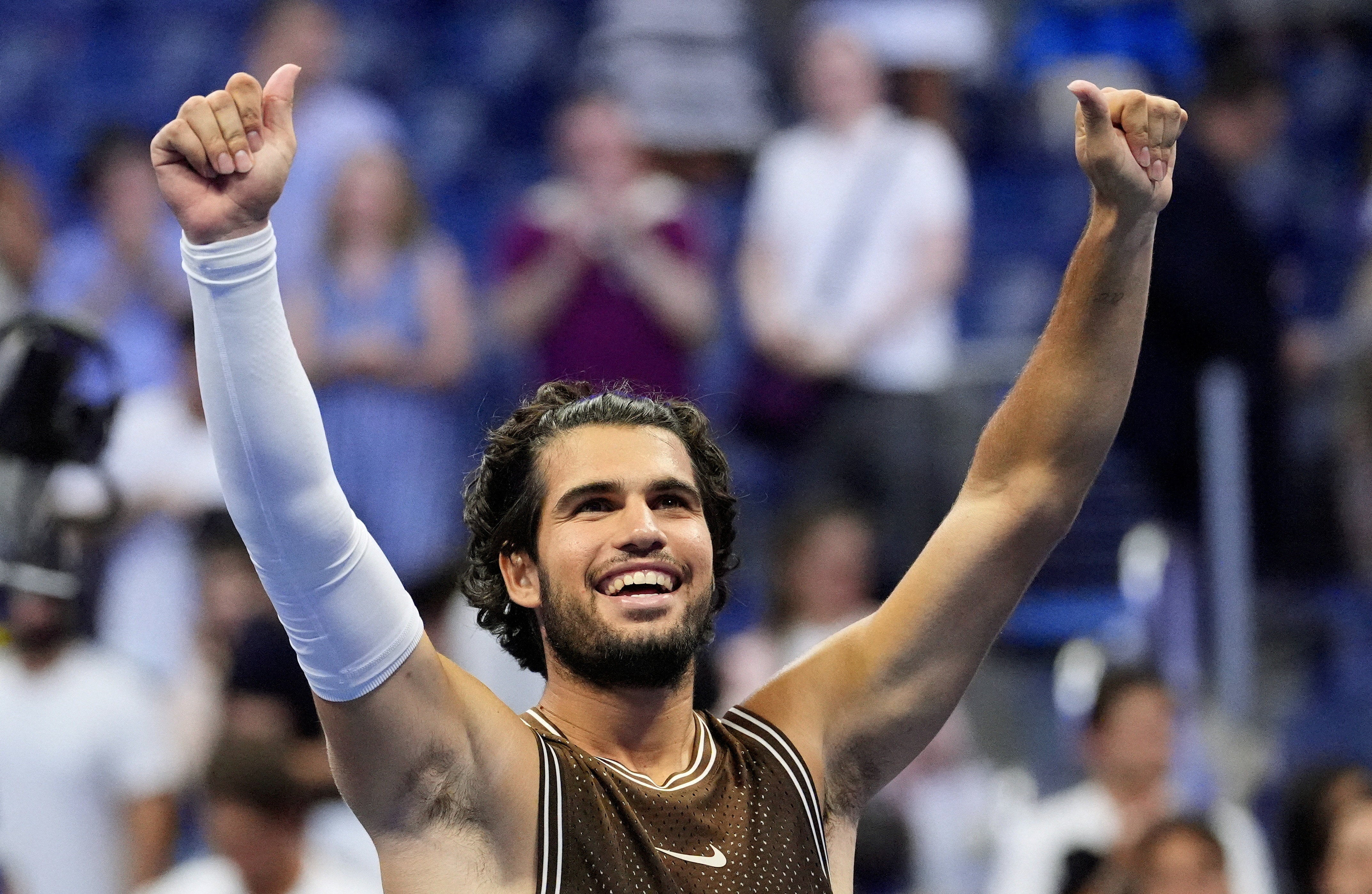 Carlos Alcaraz and Aryna Sabalenka impress in US Open second round but Katie Boulter beaten