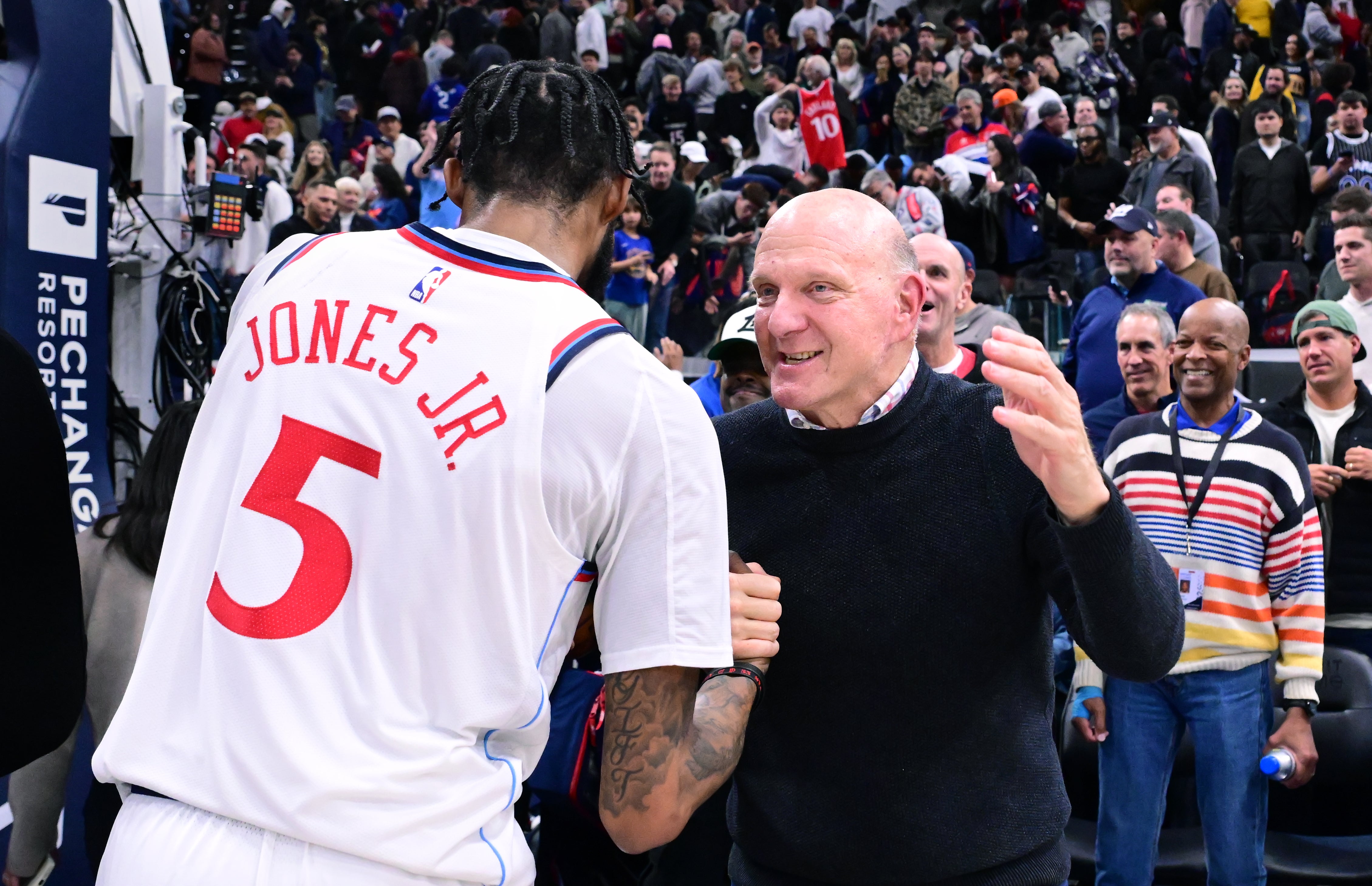 Los Angeles Clippers owner Steve Ballmer is suspended for a year