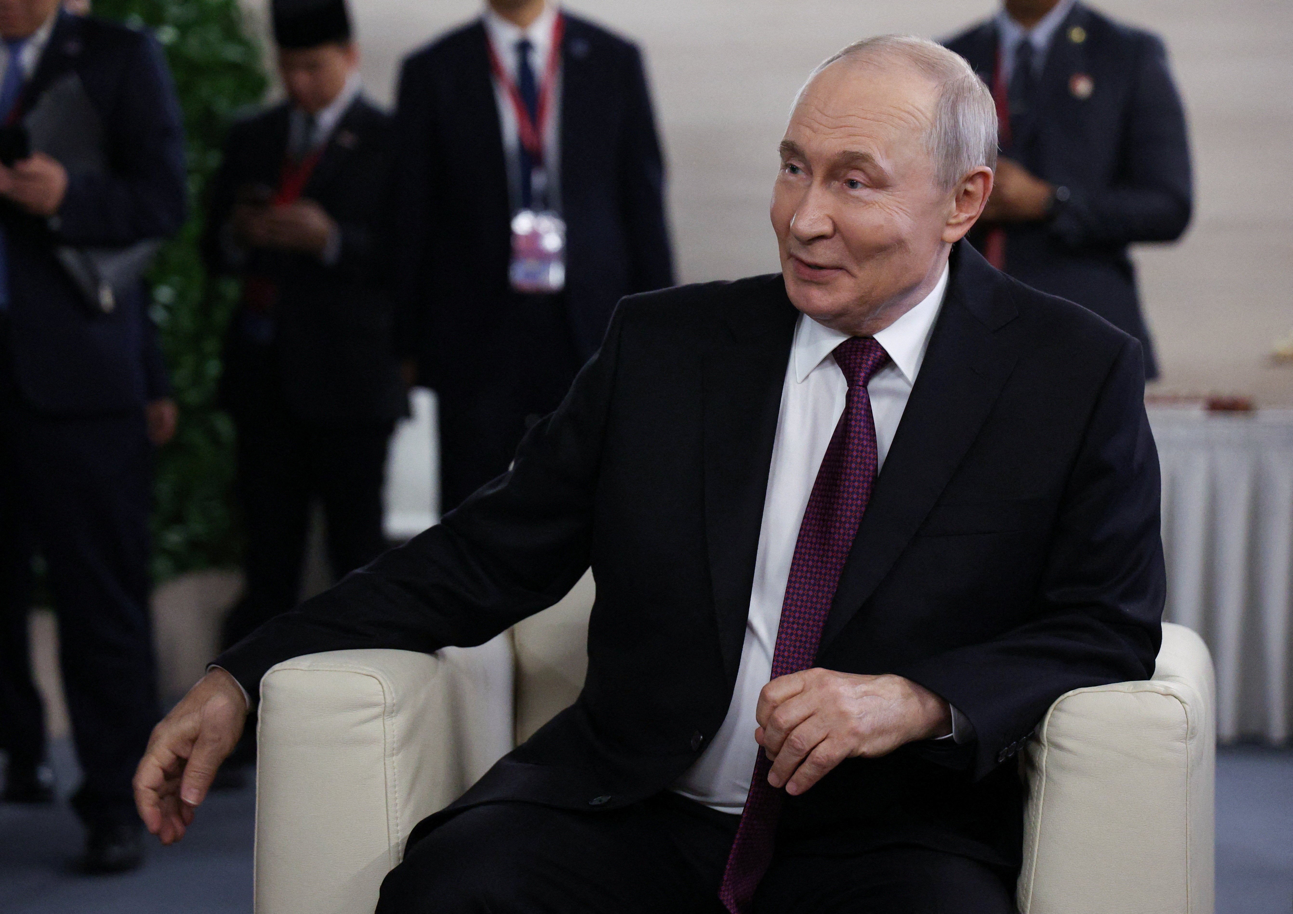 Putin at the Eastern Economic Forum in Vladivostok (Reuters)