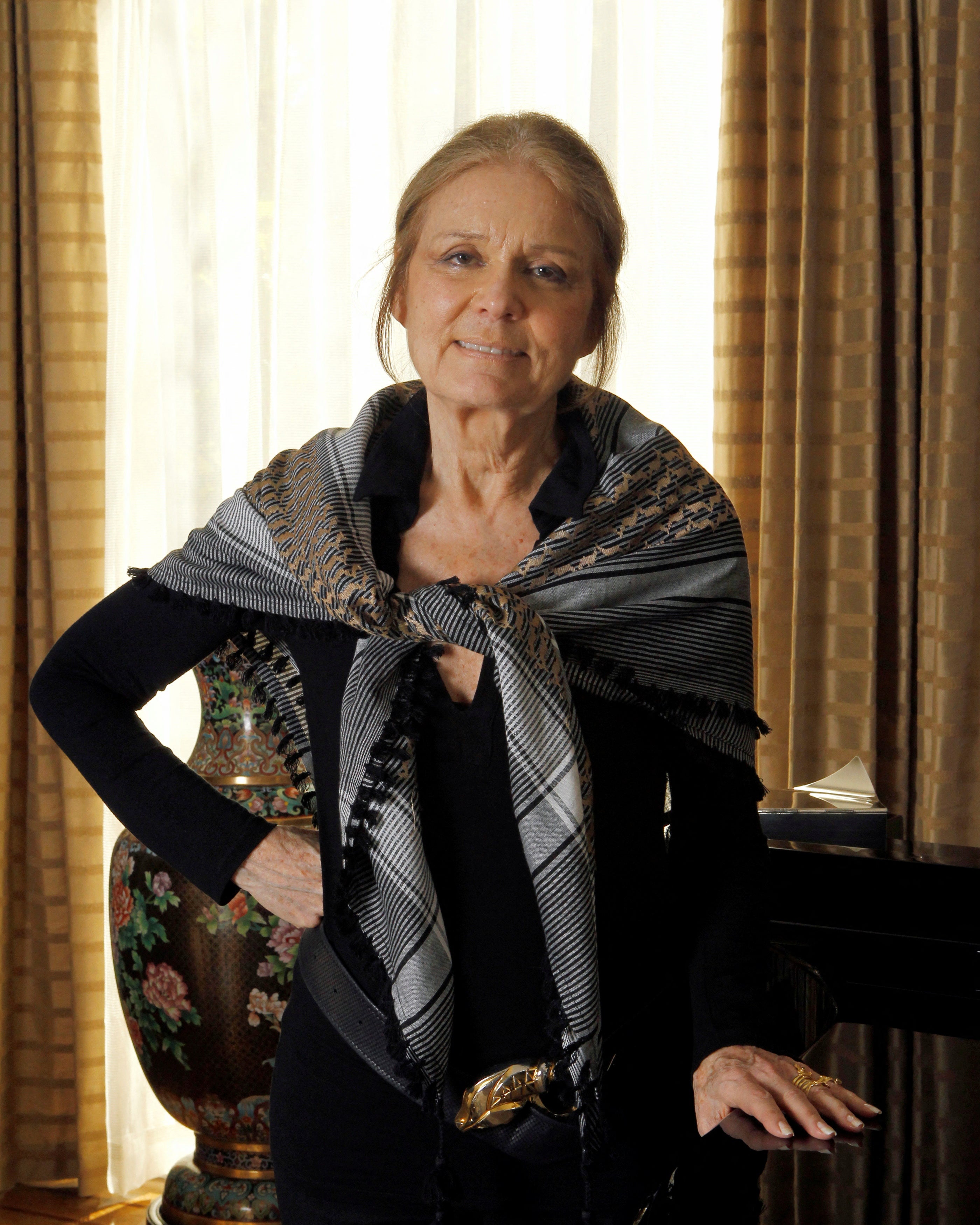 Steinem had no children and remained unmarried until age 66, when she wed David Bale, a South African environmentalist and businessman who was the father of actor Christian Bale