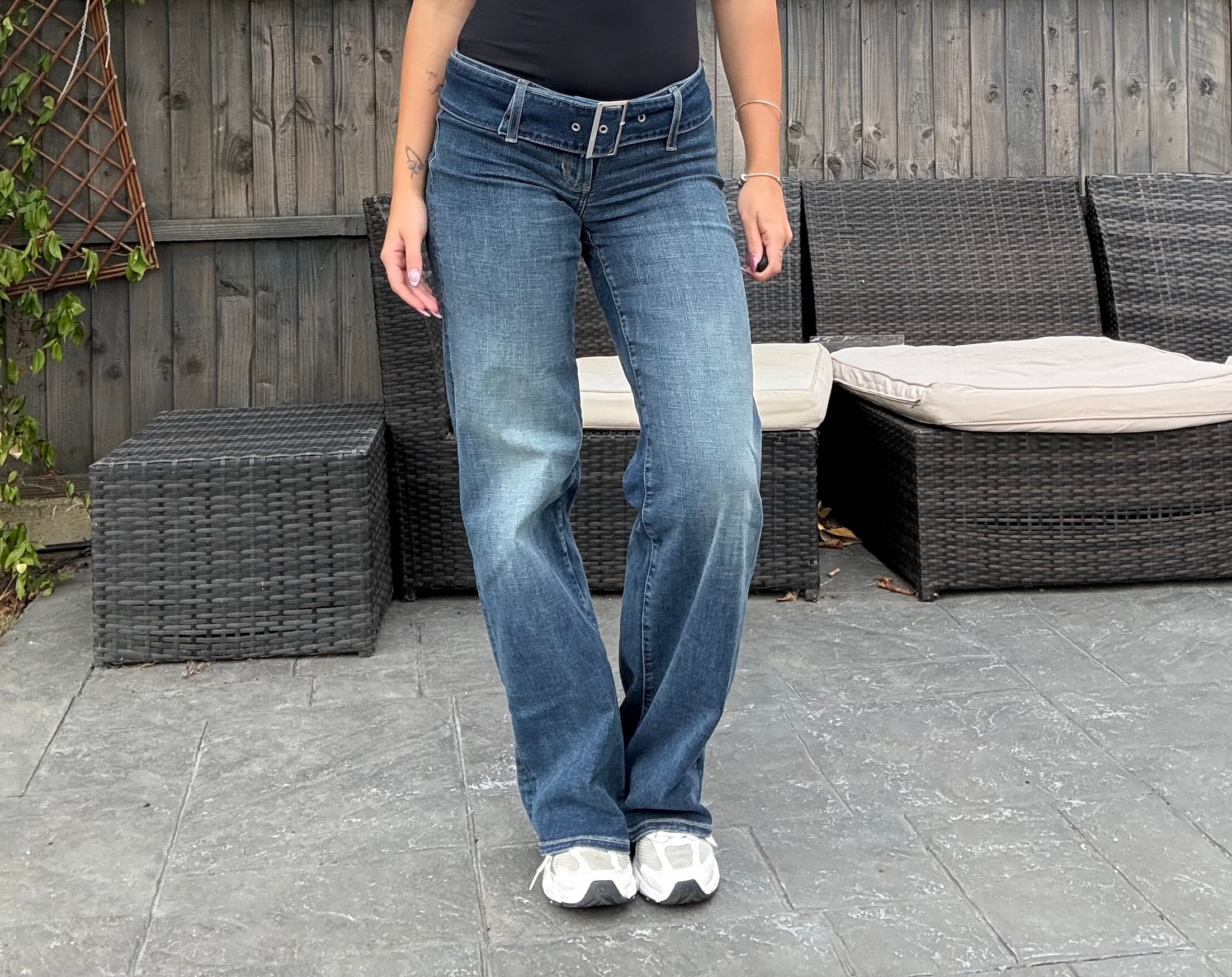 Bring the 2000s to your wardrobe with this pair of denim (Isabella Howells/The Independent)