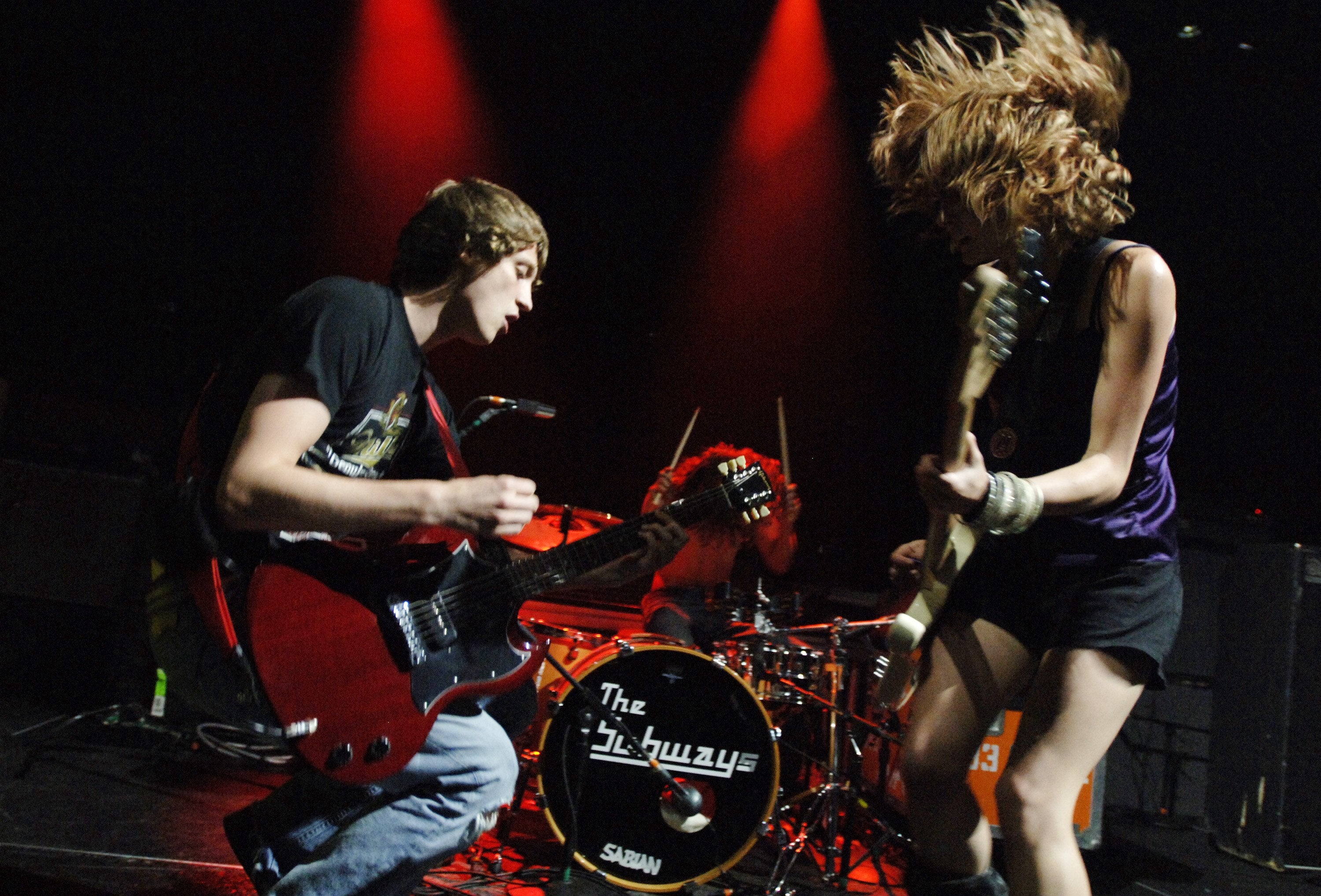 SAN The Subways peform in support of the band's 'Young for Eternity' release at the San Jose State Event Center, July 2006 in San Jose, California