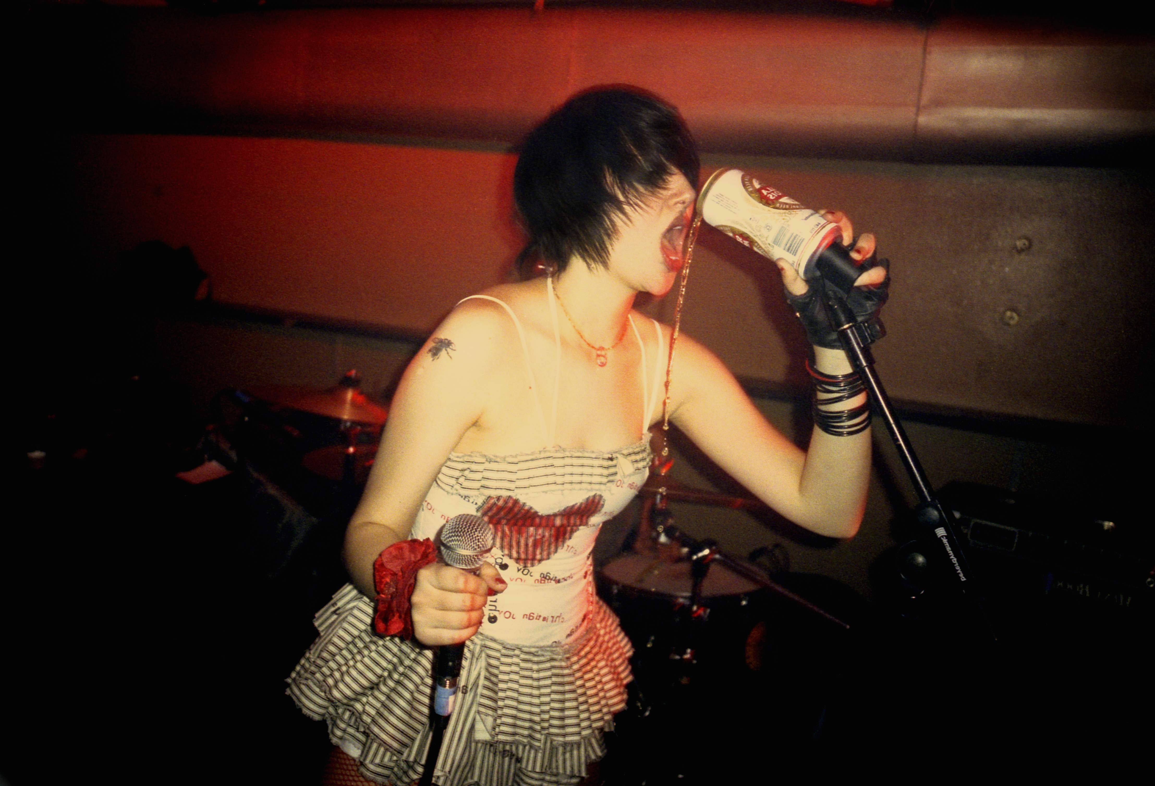 A twenty-something Karen O of the Yeah Yeah Yeahs