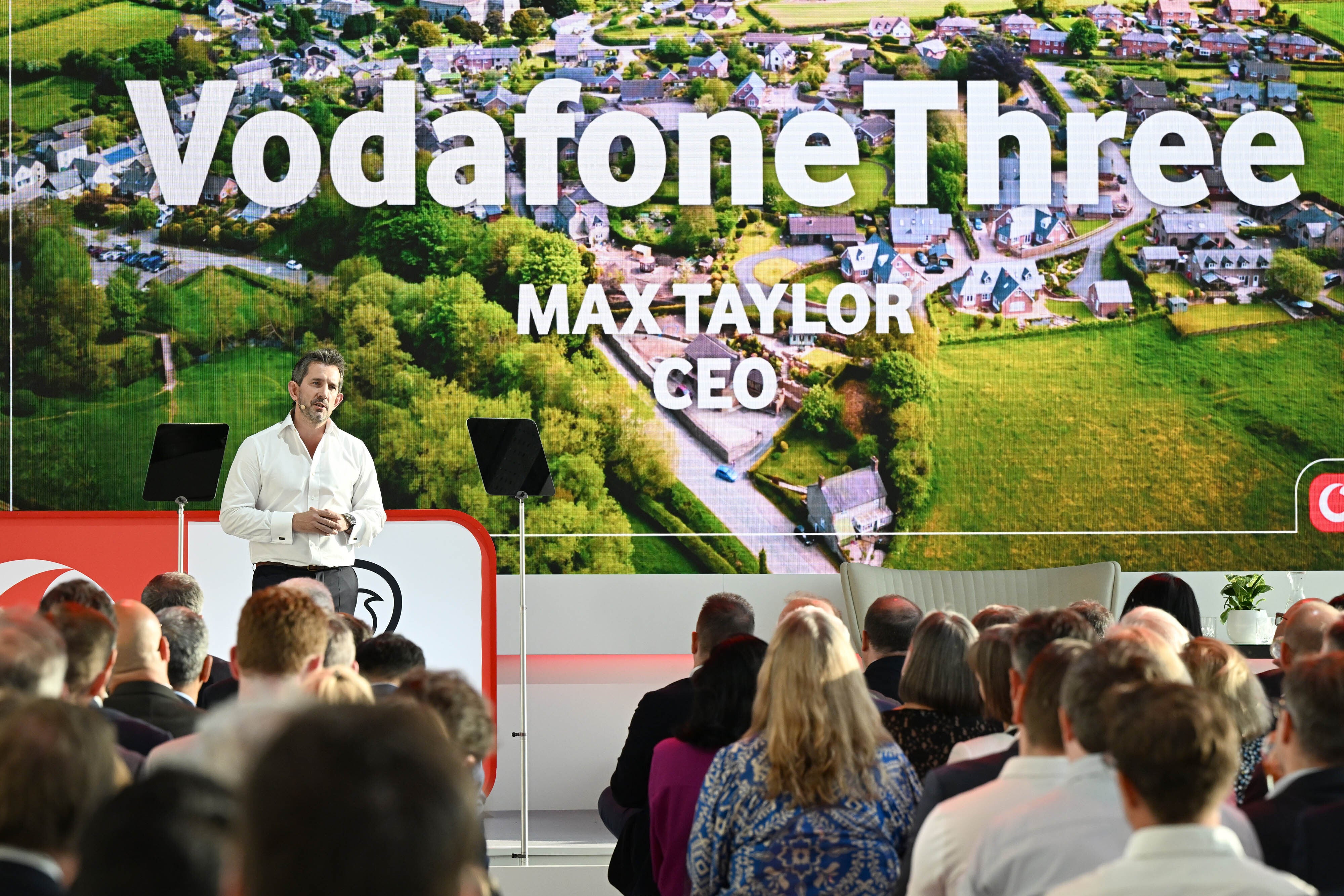 Max Taylor, CEO of VodafoneThree