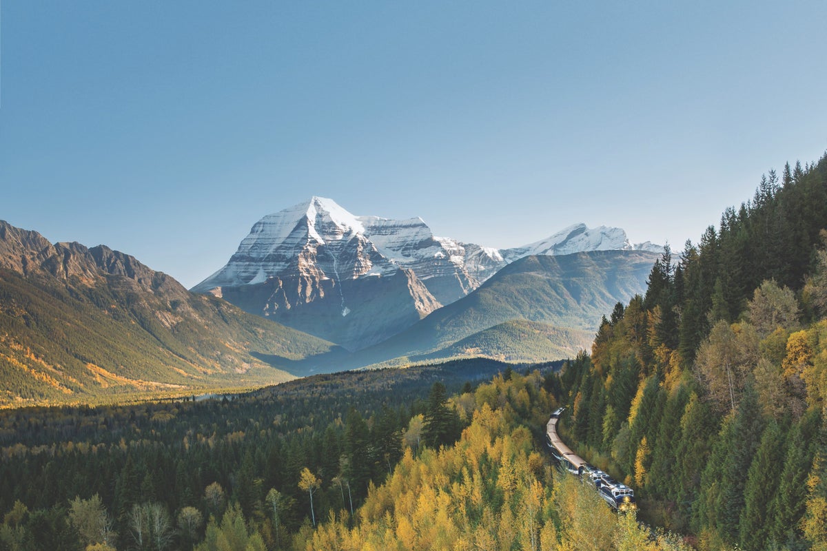 This long-distance train is the best way to see the Canadian Rockies