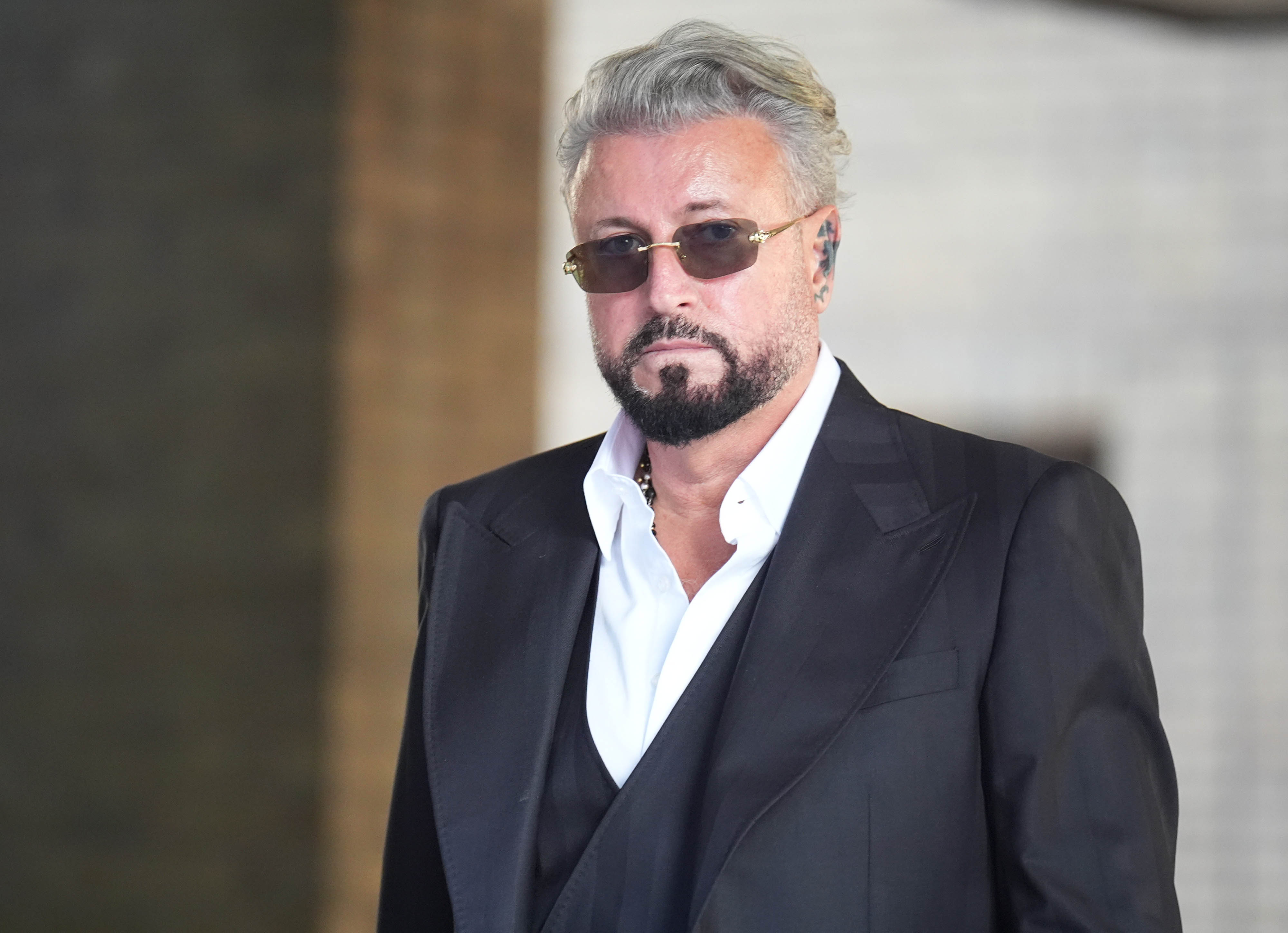 Fashion designer Catalin Botezatu leaving Southwark Crown Court last week