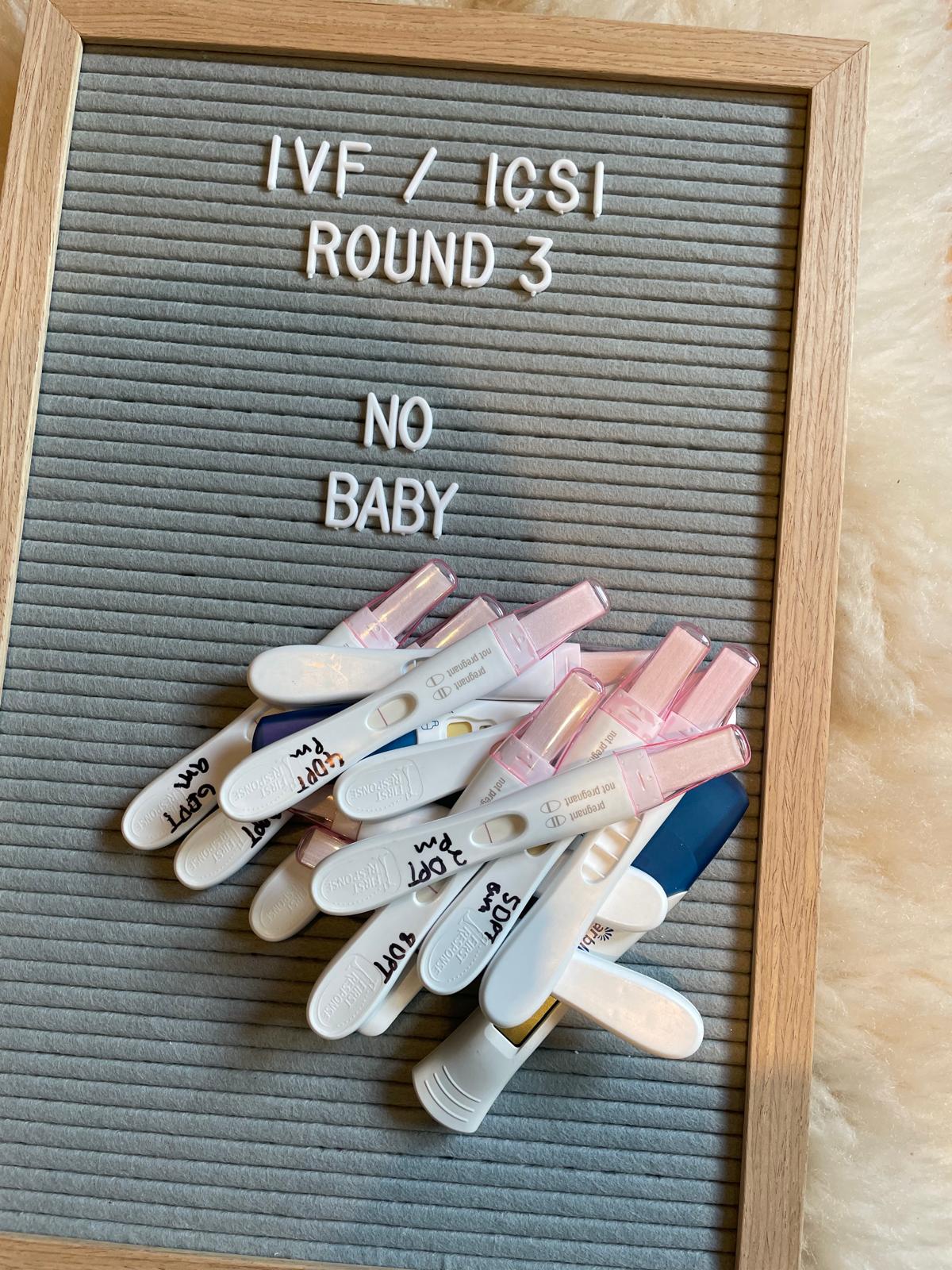 Ms Jones has experienced heartbreak in her fertility journey