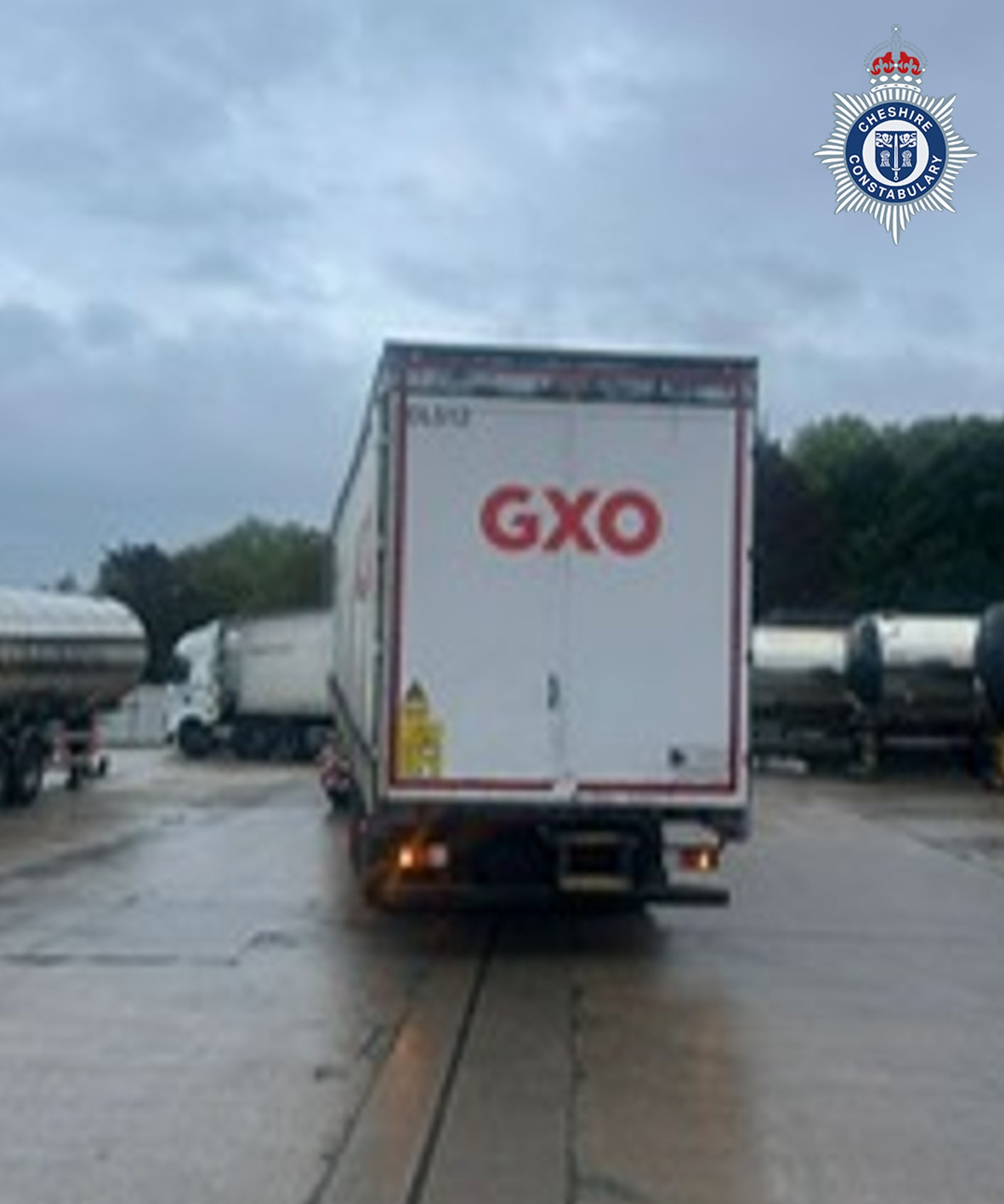 The lorry is said to have connected to an HGV trailer containing the Guinness and left the site at about 7.55pm in the direction of the Mersey Gateway bridge