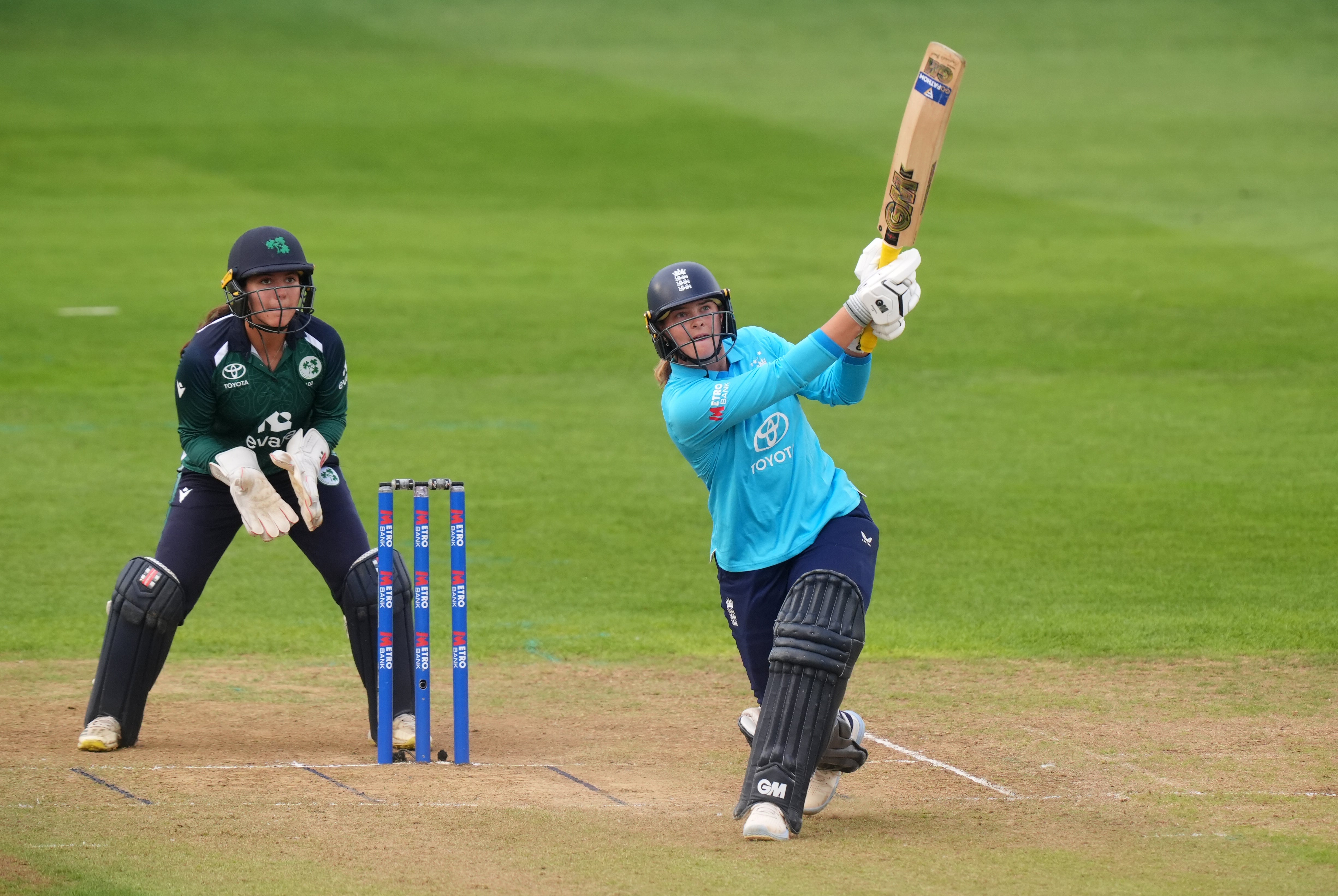 Dani Gibson wrapped up the victory with two sixes (Mike Egerton/PA)