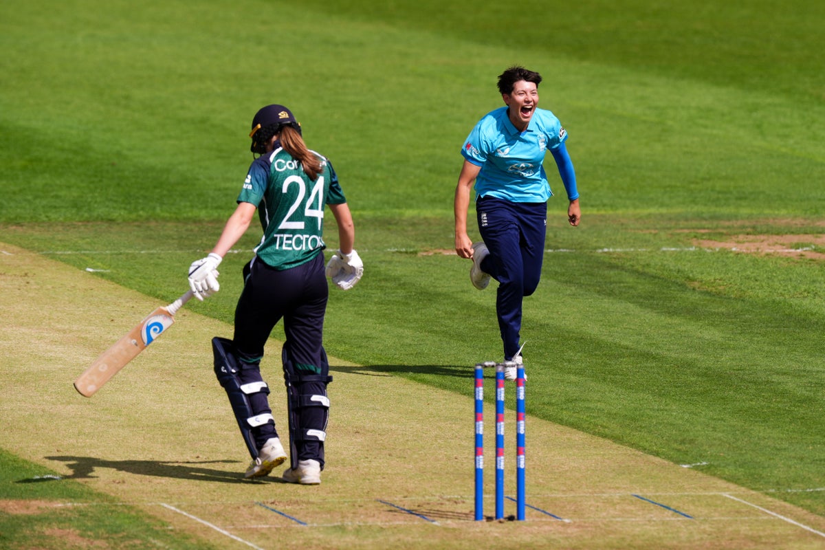 Issy Wong stars with five-wicket haul as England ease to series victory