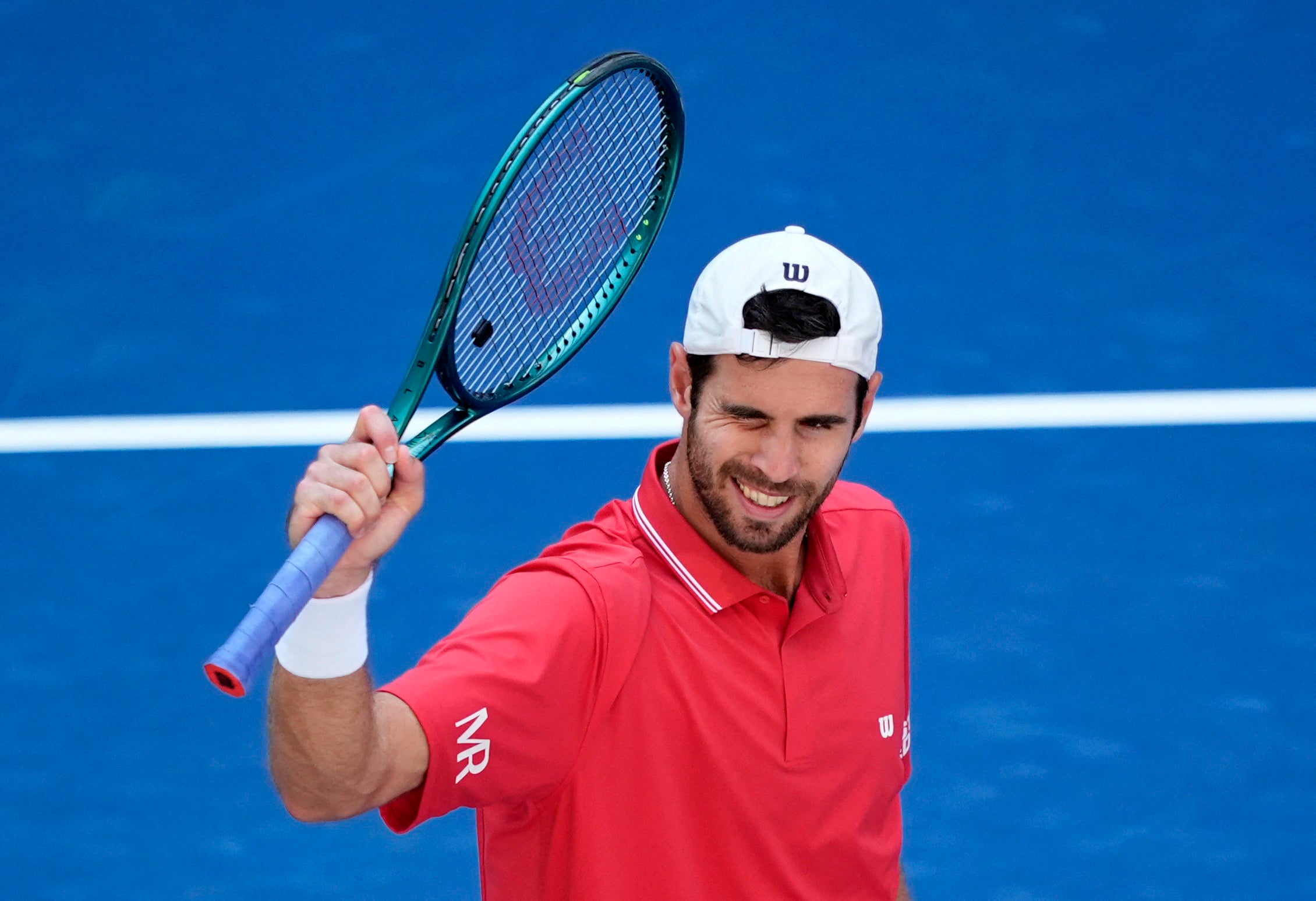 Khachanov ground down Auger-Aliassime in the upset of the tournament so far