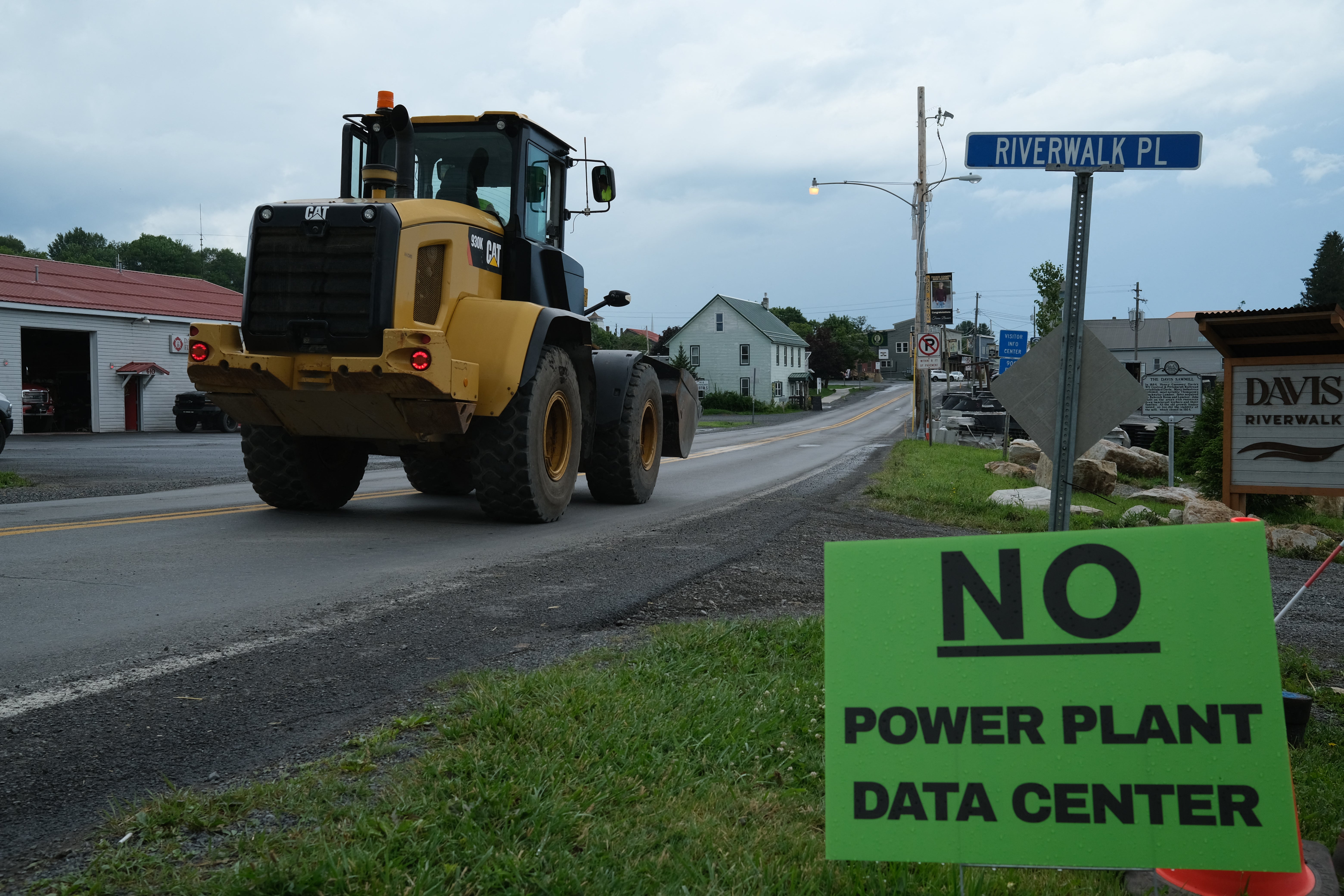 Residents of Davis, West Virginia, protest a potential 10,000-acre data center from Virginia-based Fundamental Data, which could be one of the largest such facilities in the world