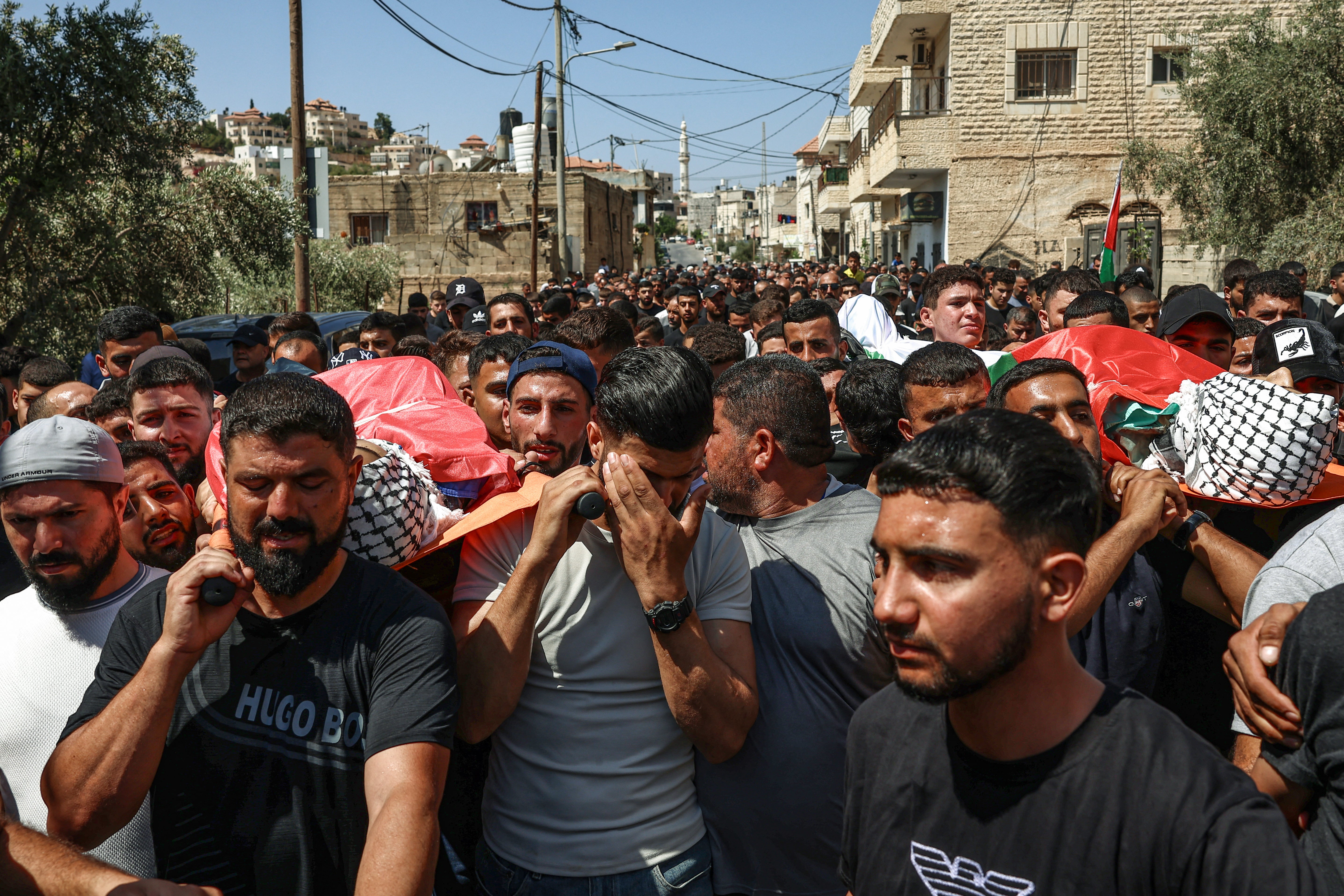 Two teenagers killed as Palestinian villagers resist &lsquo;theft&rsquo; of sheep by Israeli settlers