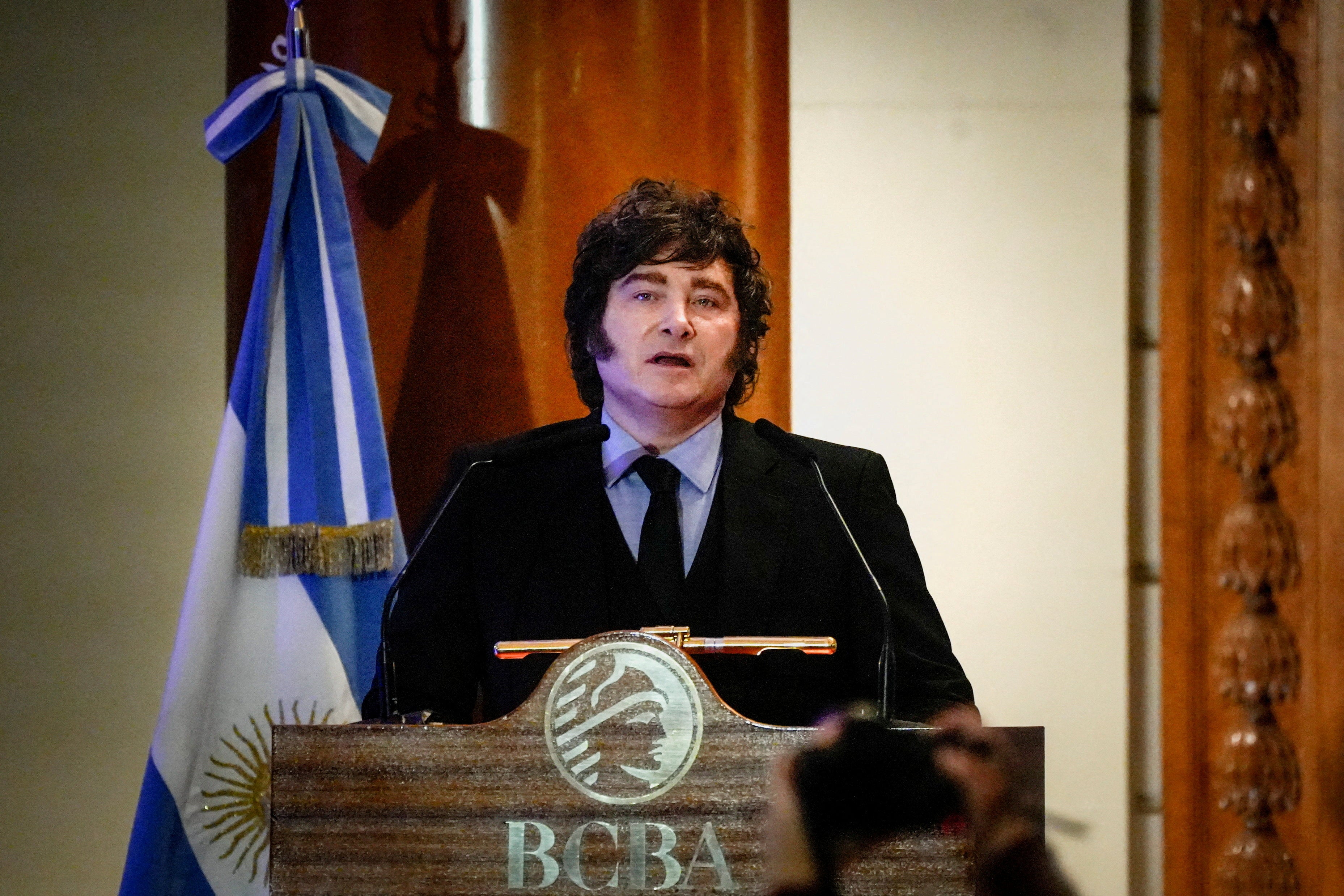 Argentina president Javier Milei