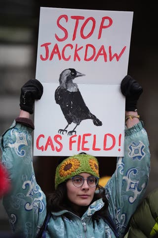 Climate groups have warned against new drilling in the North Sea (Andrew Milligan/PA)