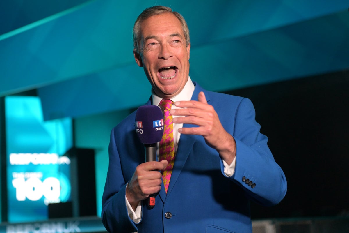 Nigel Farage's party suspends top officials after undercover sting makes foreign funding claims
