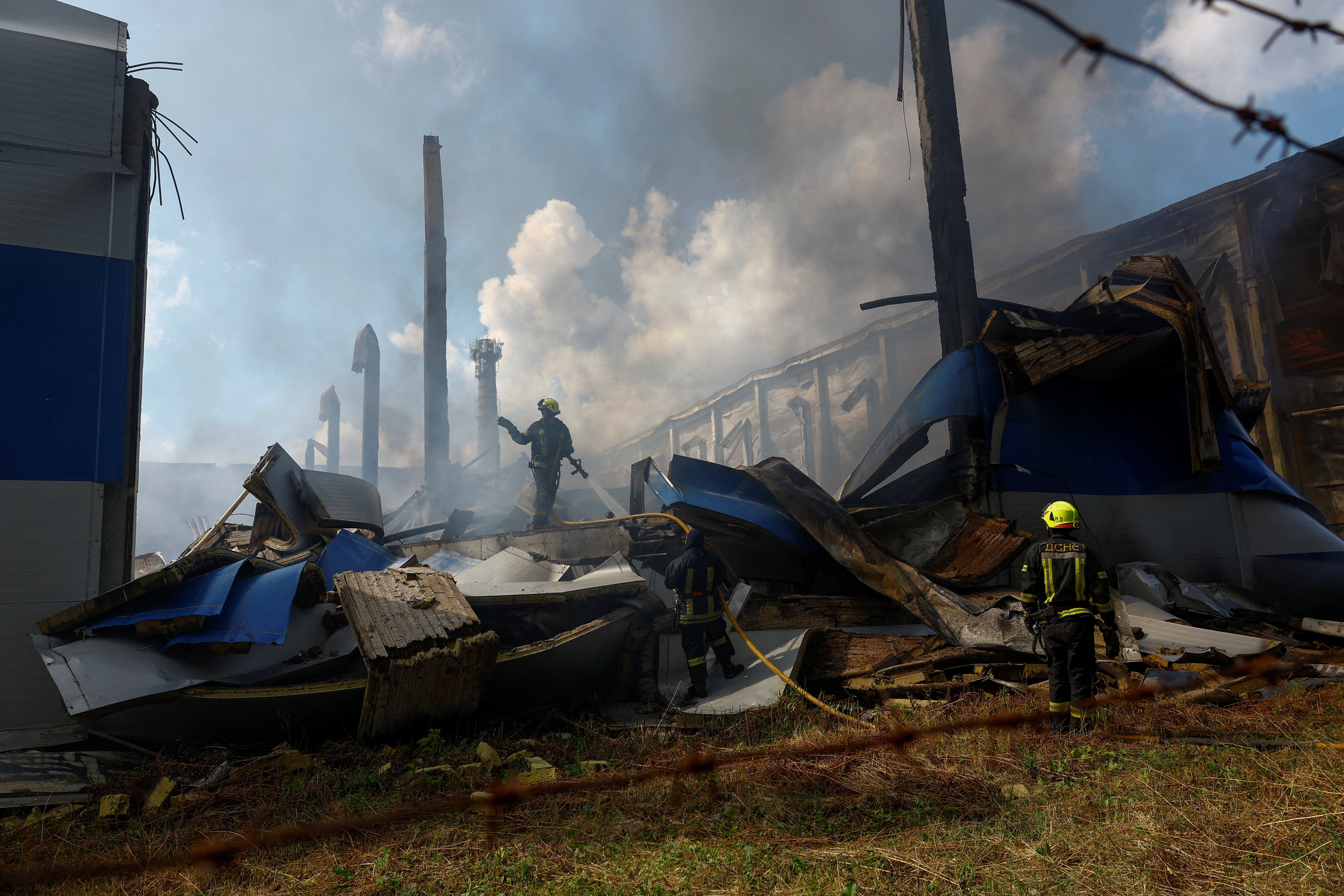 Russia has scaled up its attacks on the Ukrainian capital over the past week (Reuters)
