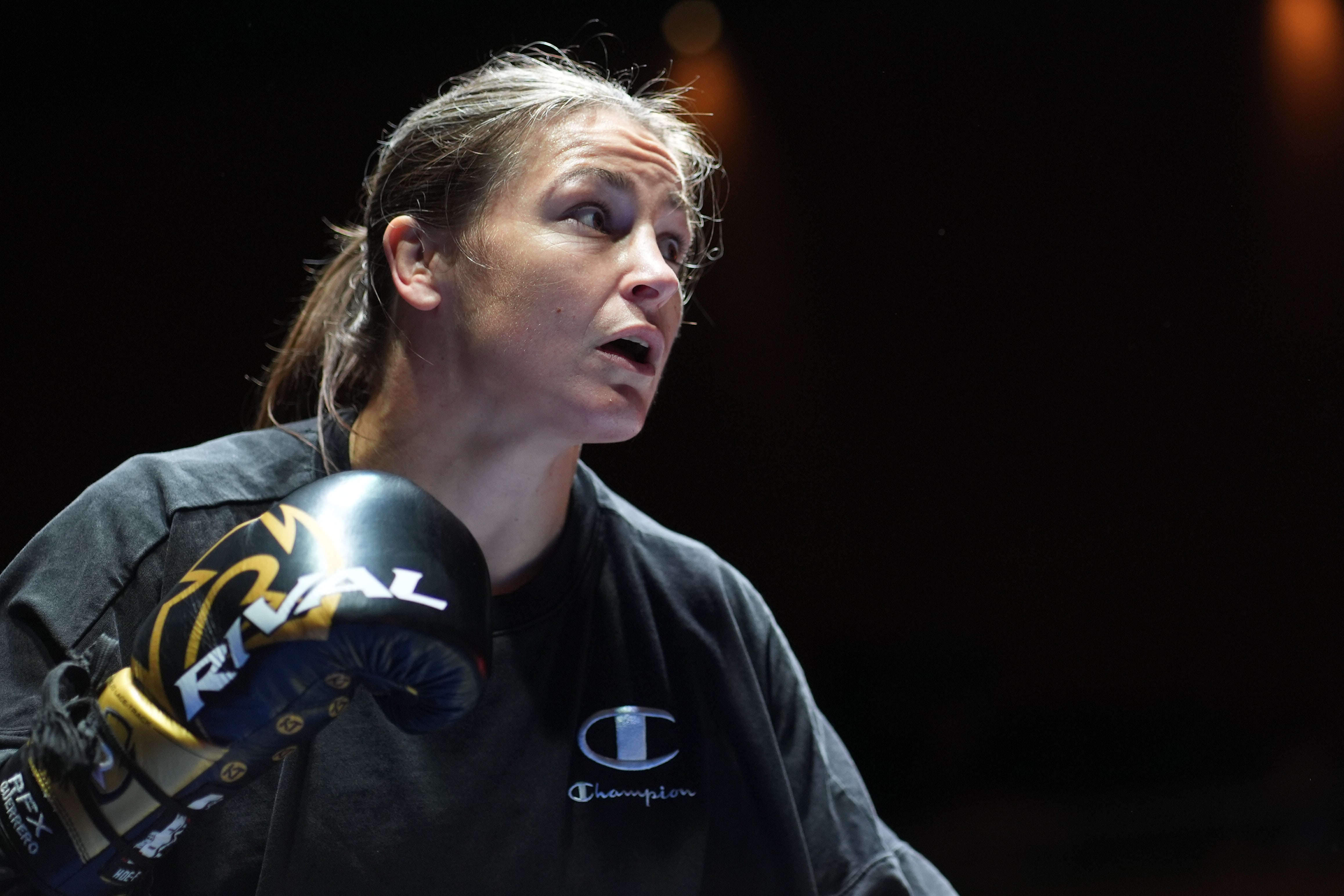 Taylor earned just £6,000 for her first fight (Brian Lawless/PA)
