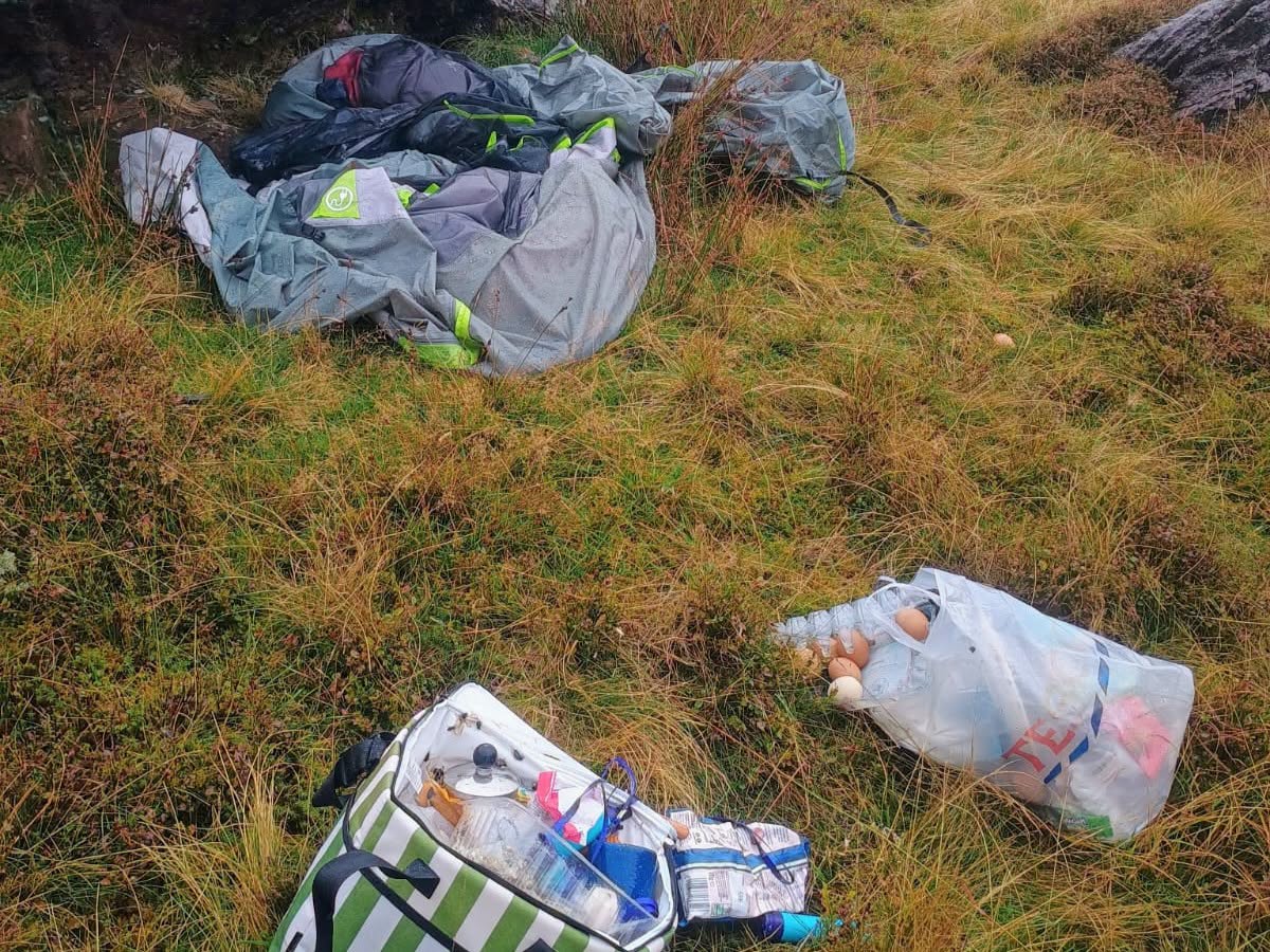 Rotten food was found in the beauty spot