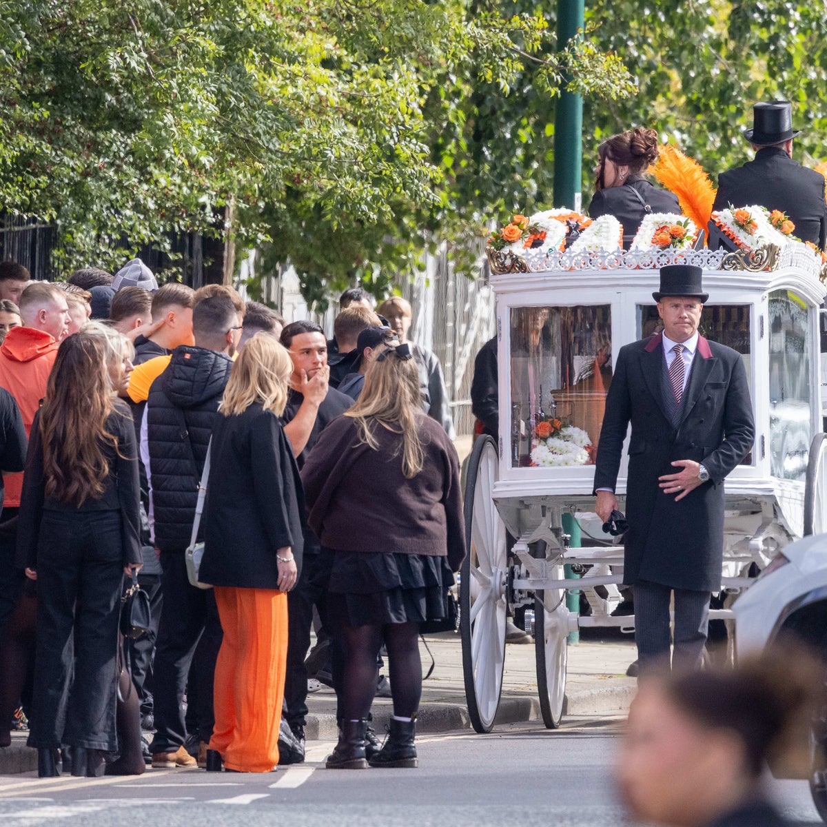 Police give update after hundreds gather at first funeral for A66 crash victim in Middlesbrough | The Independent