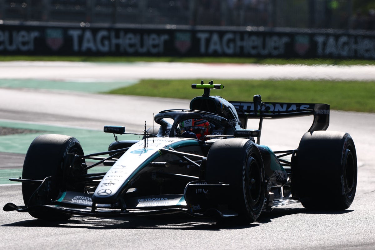 F1 Italian GP LIVE: Russell on top ahead of Leclerc and Antonelli in Monza practice