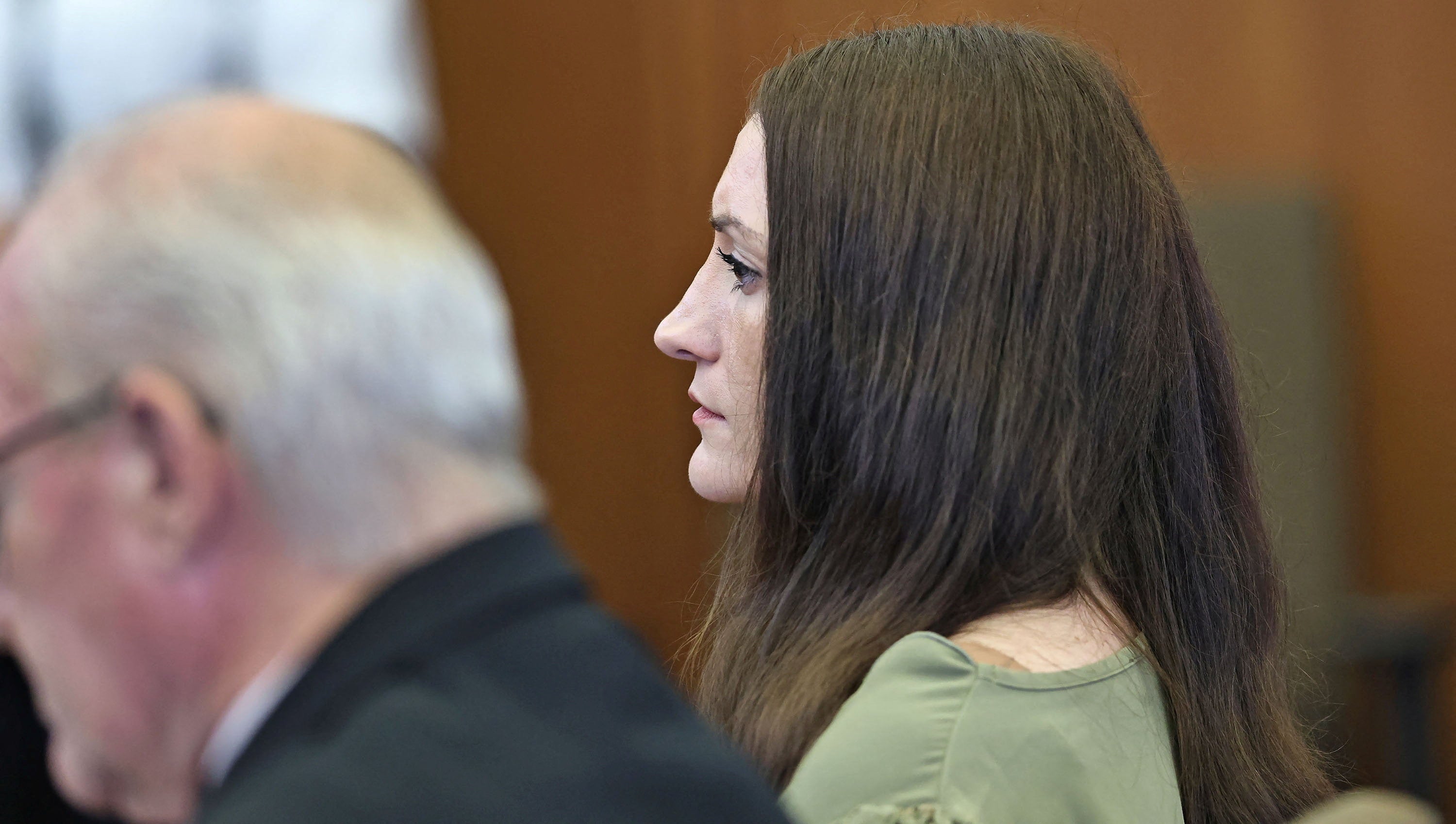 Lindsay Clancy in court on Friday as she waited to learn her fate