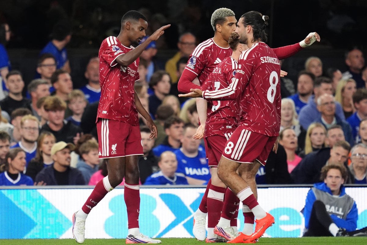 Ipswich v Liverpool LIVE: Alexander Isak double fires Reds into early lead in Premier League clash