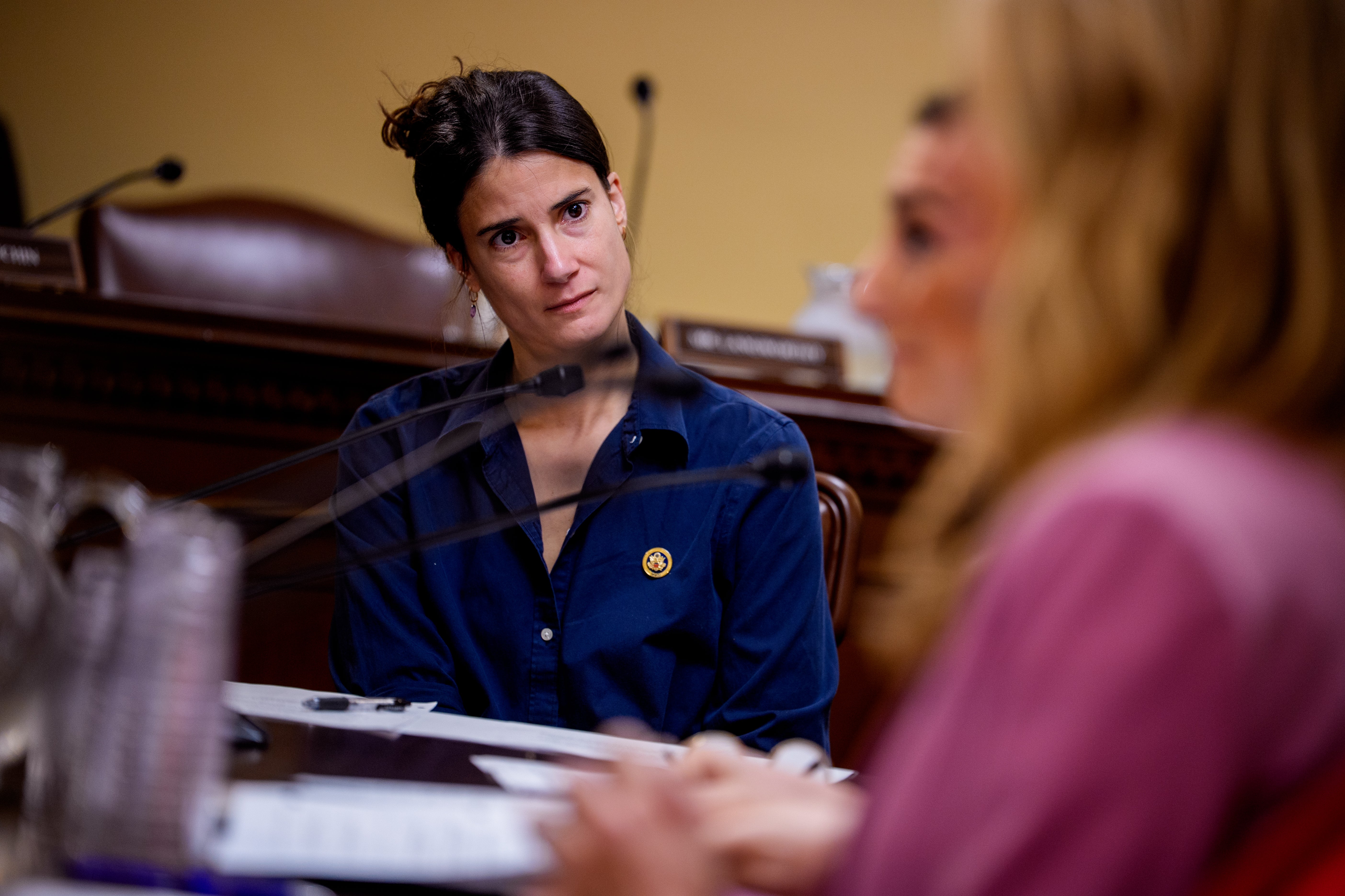 Rep. Marie Gluesenkamp Perez (D-Wash.) represents a district that voted for Trump. But she is not clear about where she might work with the president