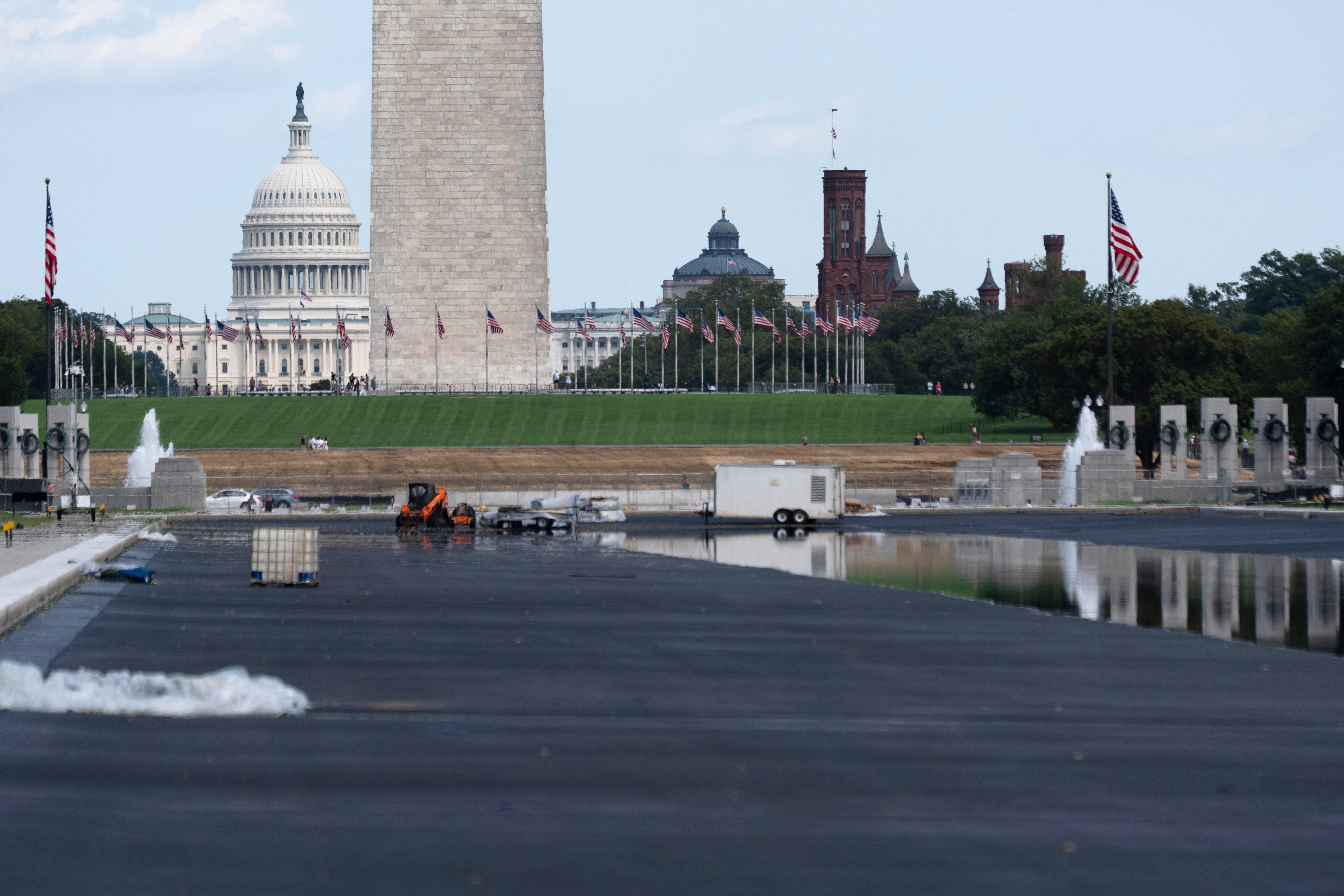 Trump has commanded Pirro to keep trying to prosecute Hearn for damage to the pool, which officials from his own administration have said was due to ‘botched installation’ after the president ordered rushed renovations this summer