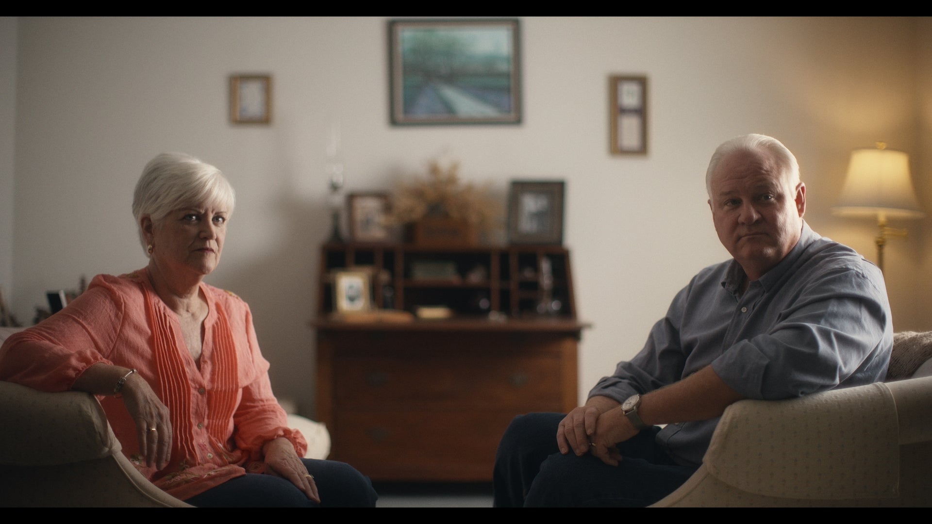 The Umbehrs appear in a scene from HBO’s three-part docuseries, ‘A Killer Tale,’ which details their obsession with Chandler’s case