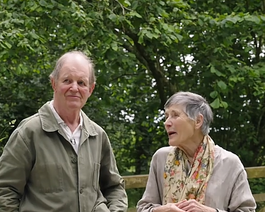 Michael Morpurgo with his wife, Clare