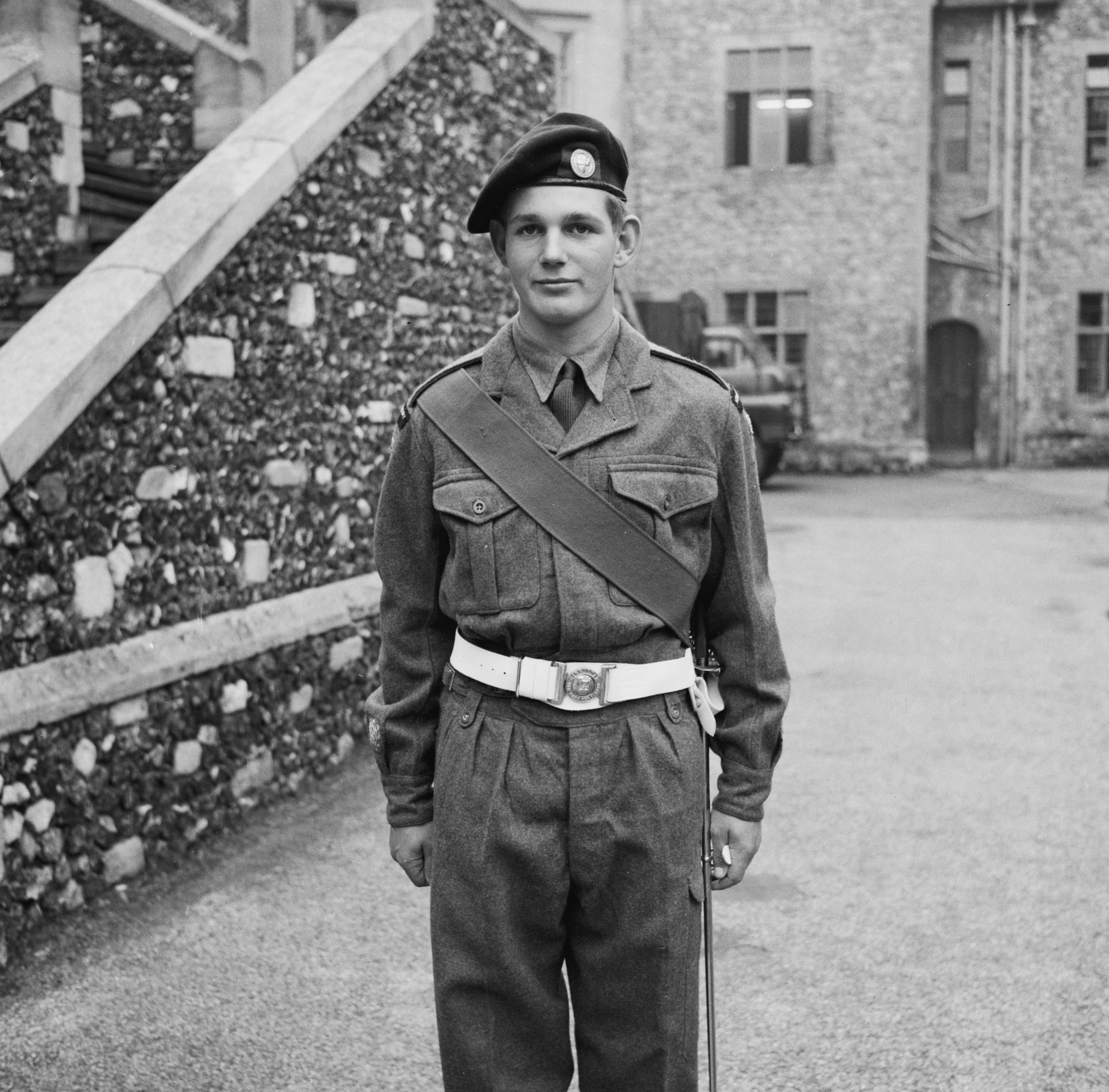 British author Michael Morpurgo aged 18, the year he met his future wife, Clare