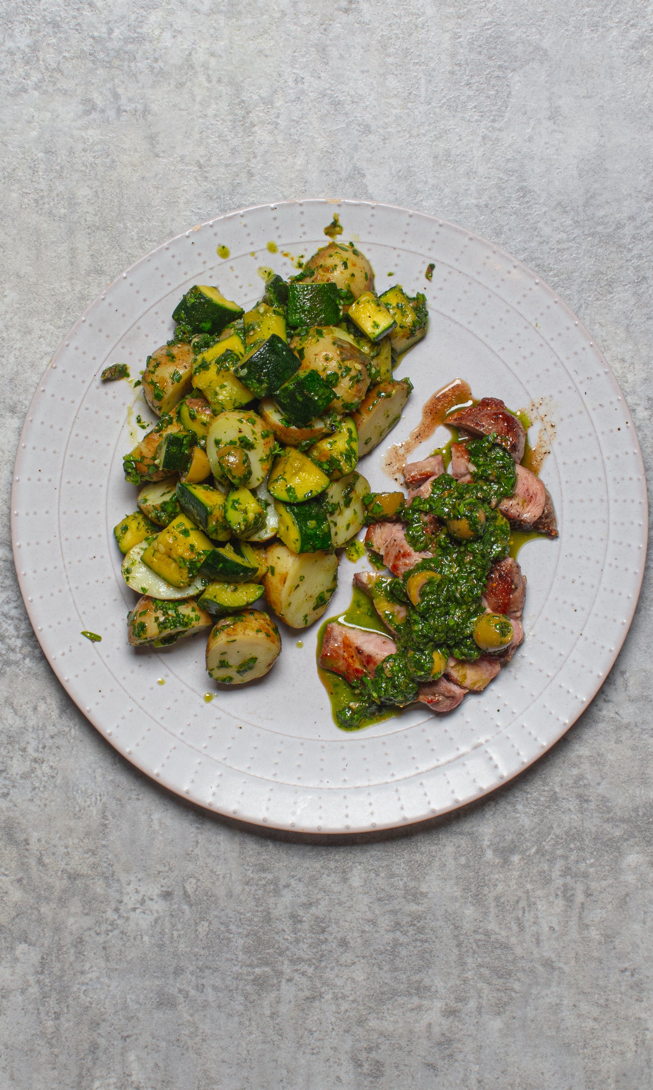 Orange, anchovies and olives give this salsa verde a bright, salty kick