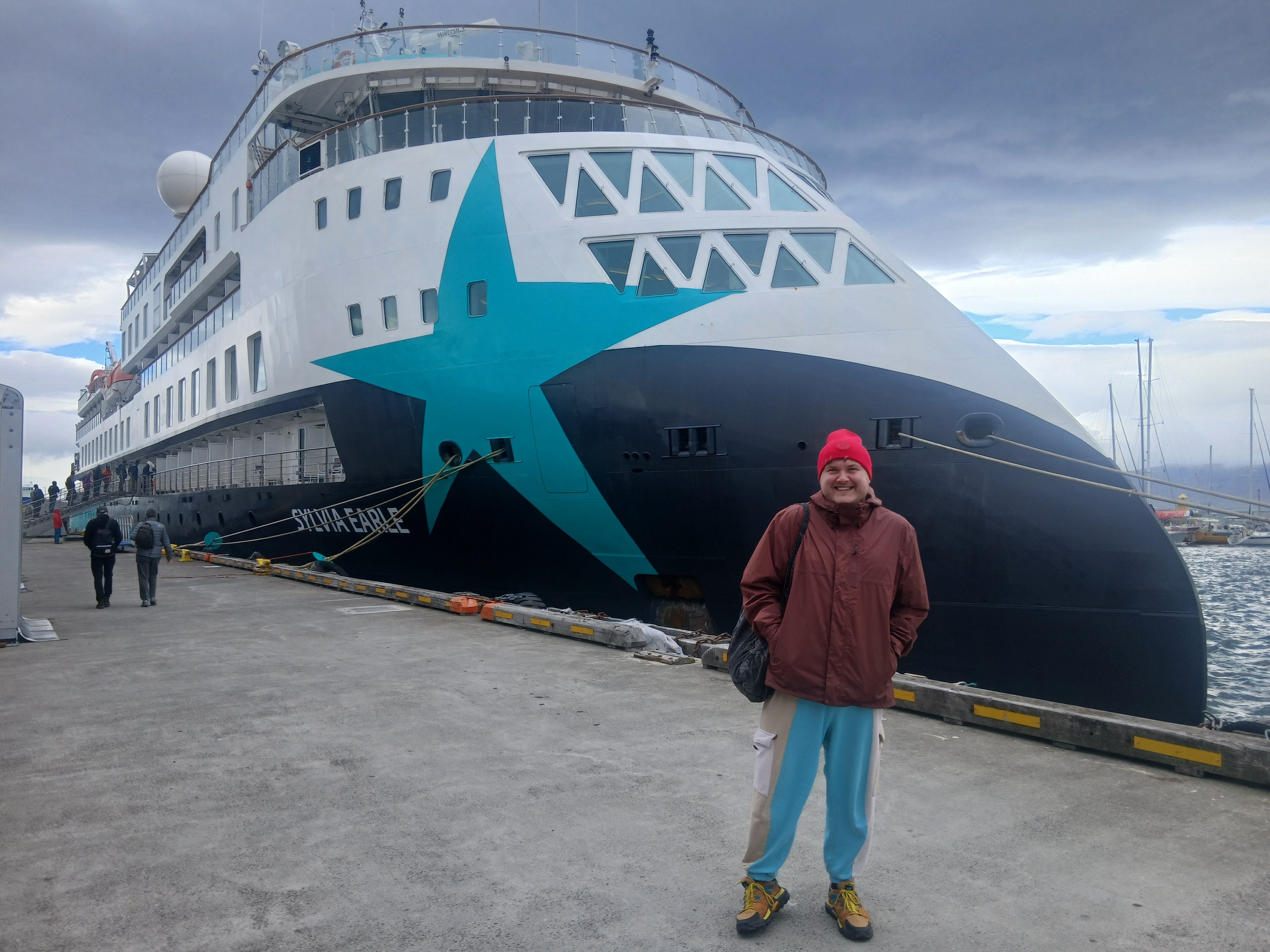 Jake embarked the Sylvia Earle in Iceland