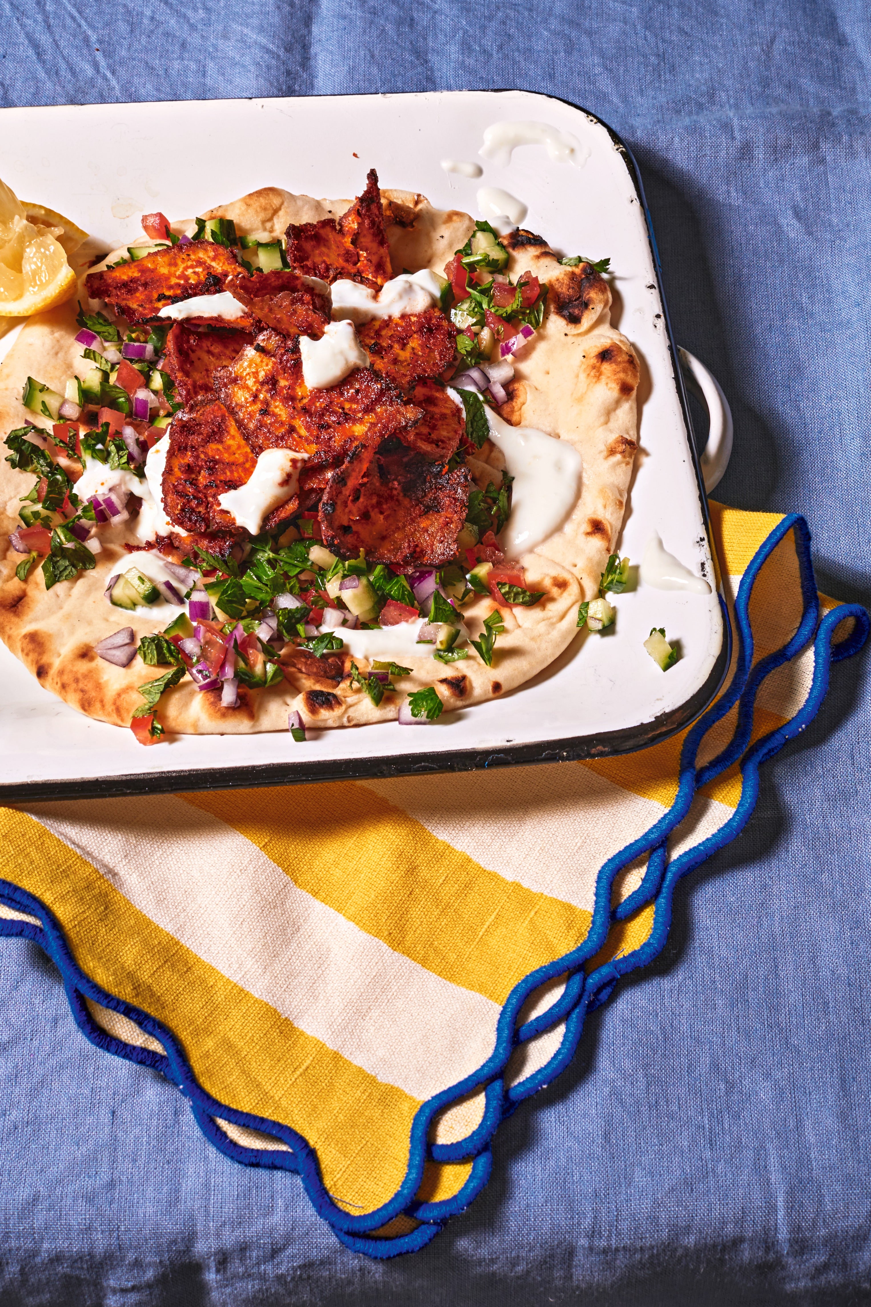Crispy tofu ribbons turn the takeaway favourite into a plant-powered fakeaway (Lucy Richards)