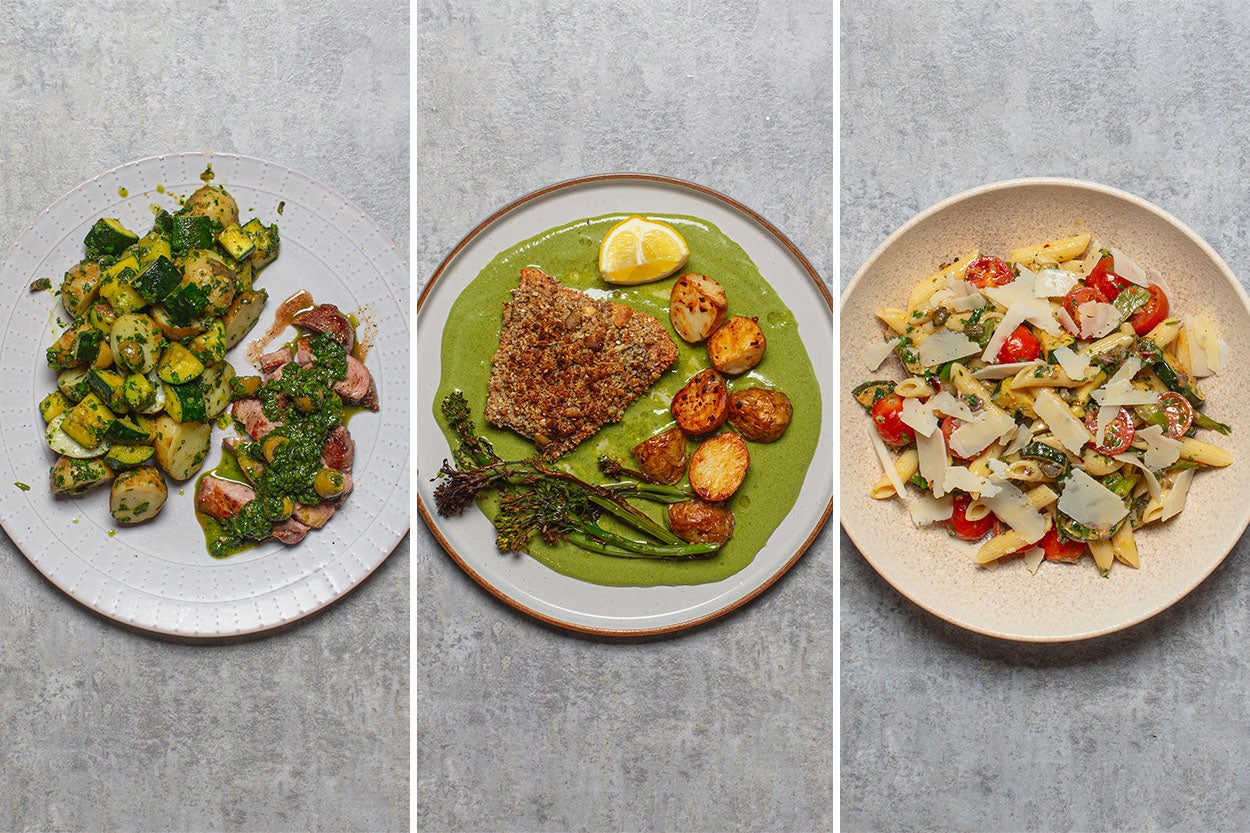 3 easy dinner recipes with simple homemade dressings