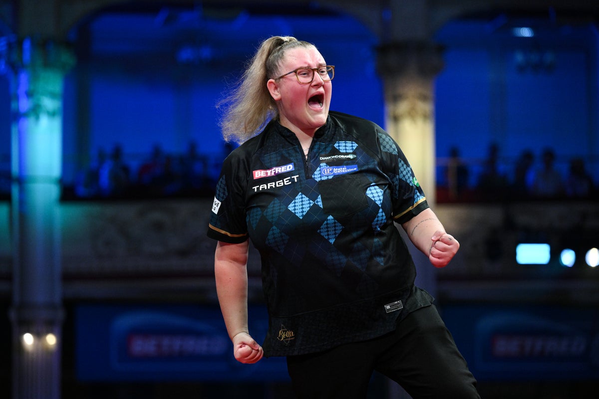 Beau Greaves makes darts history with first win on European Tour