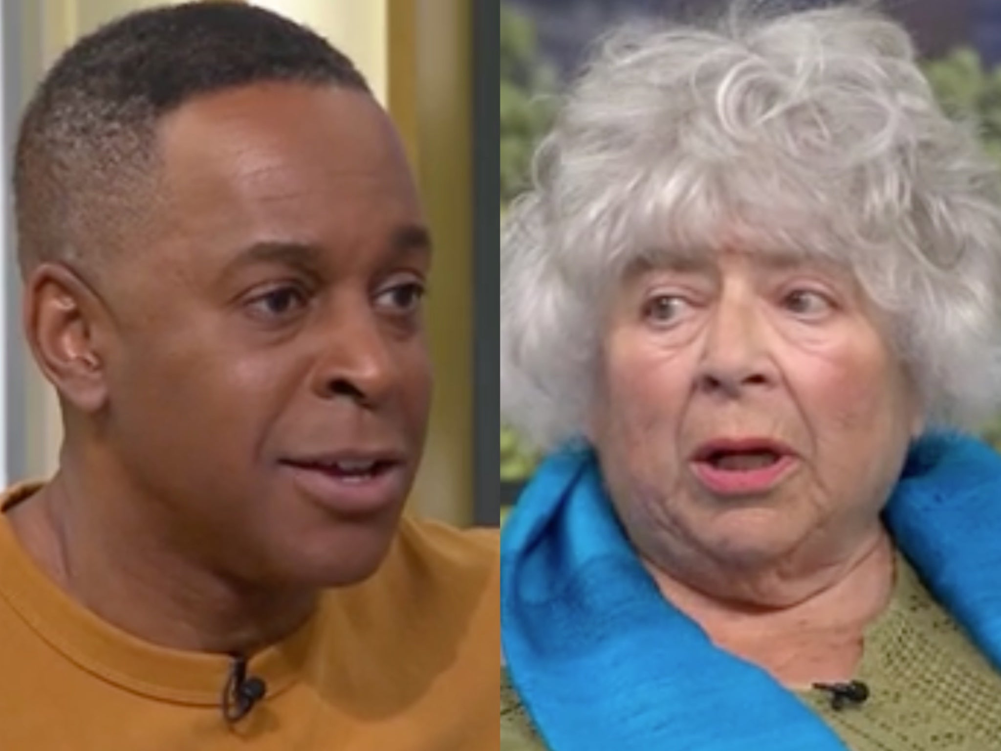 This Morning host Andi Peters responds to Miriam Margolyes racism row