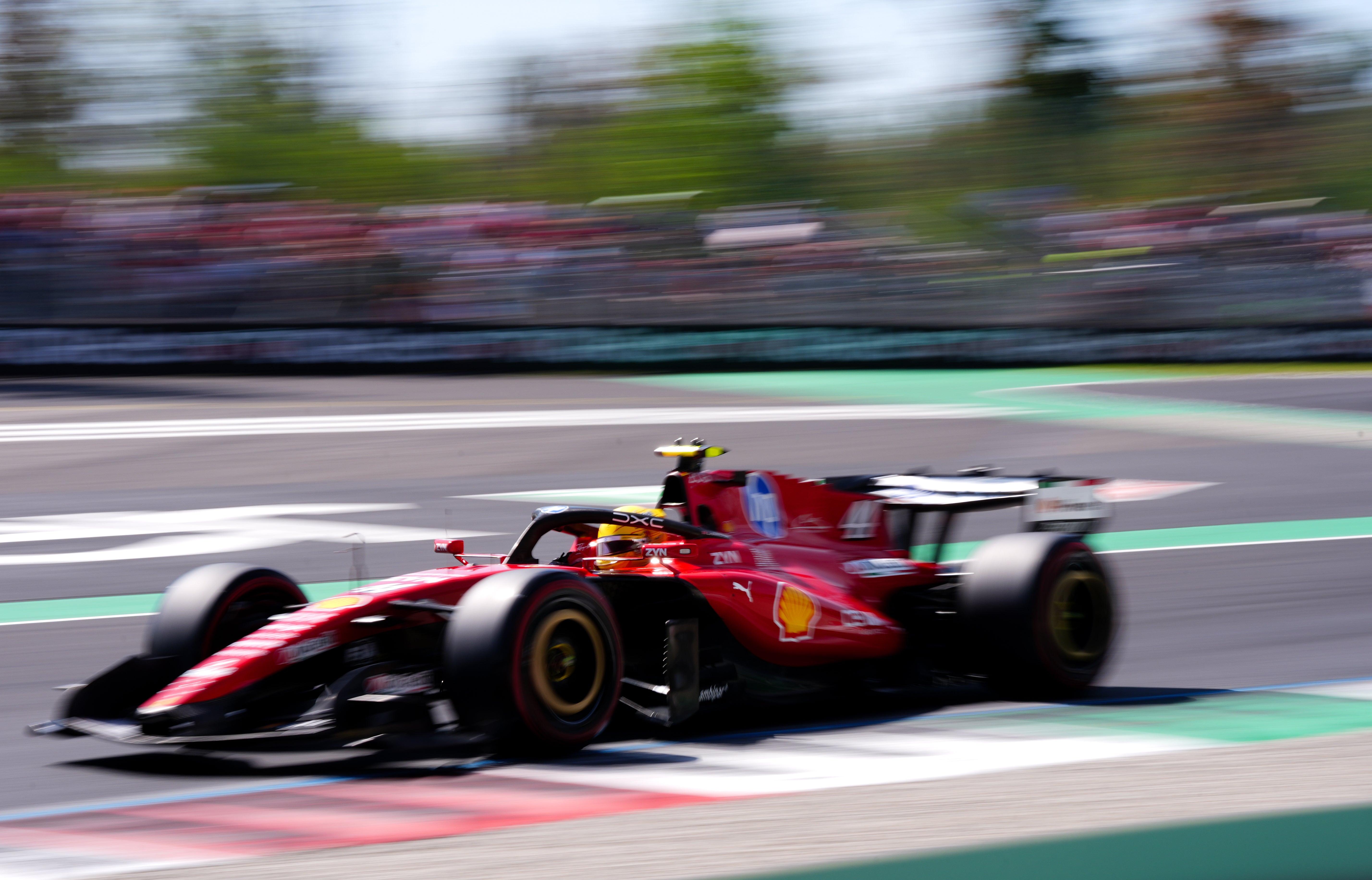 Lewis Hamilton finished 0.226 seconds behind Russell in final practice (Bradley Collyer/PA)