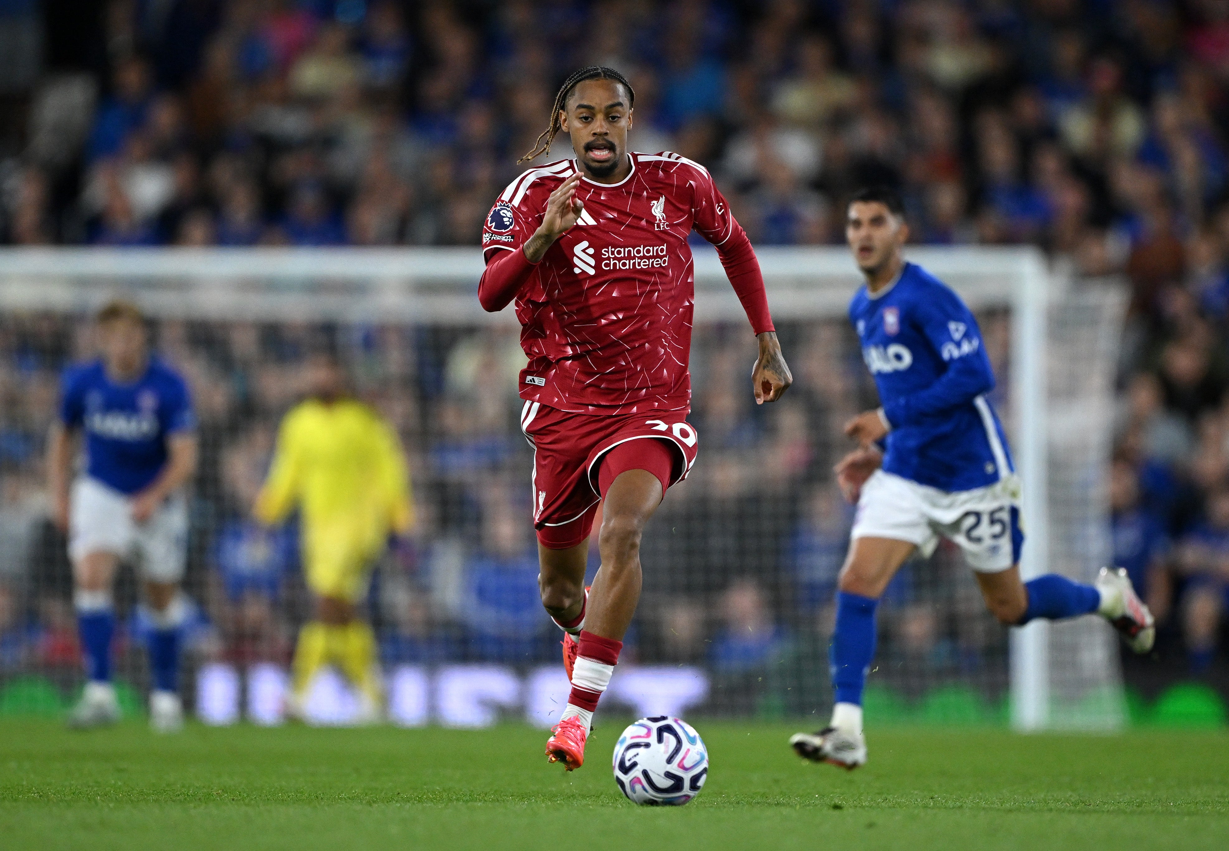 Barcola made his debut off the bench on Friday