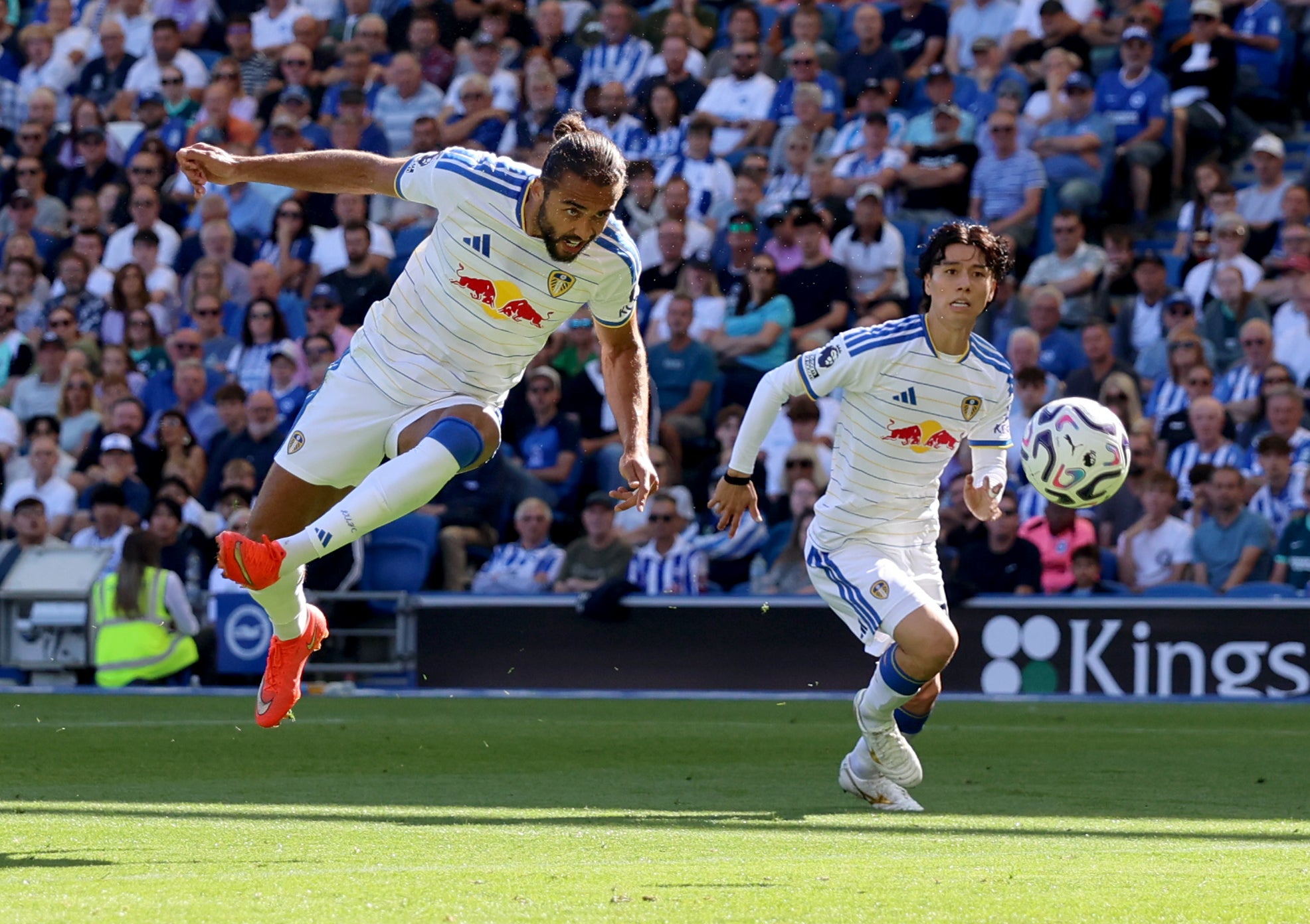 Dominic Calvert-Lewin had chances for Leeds