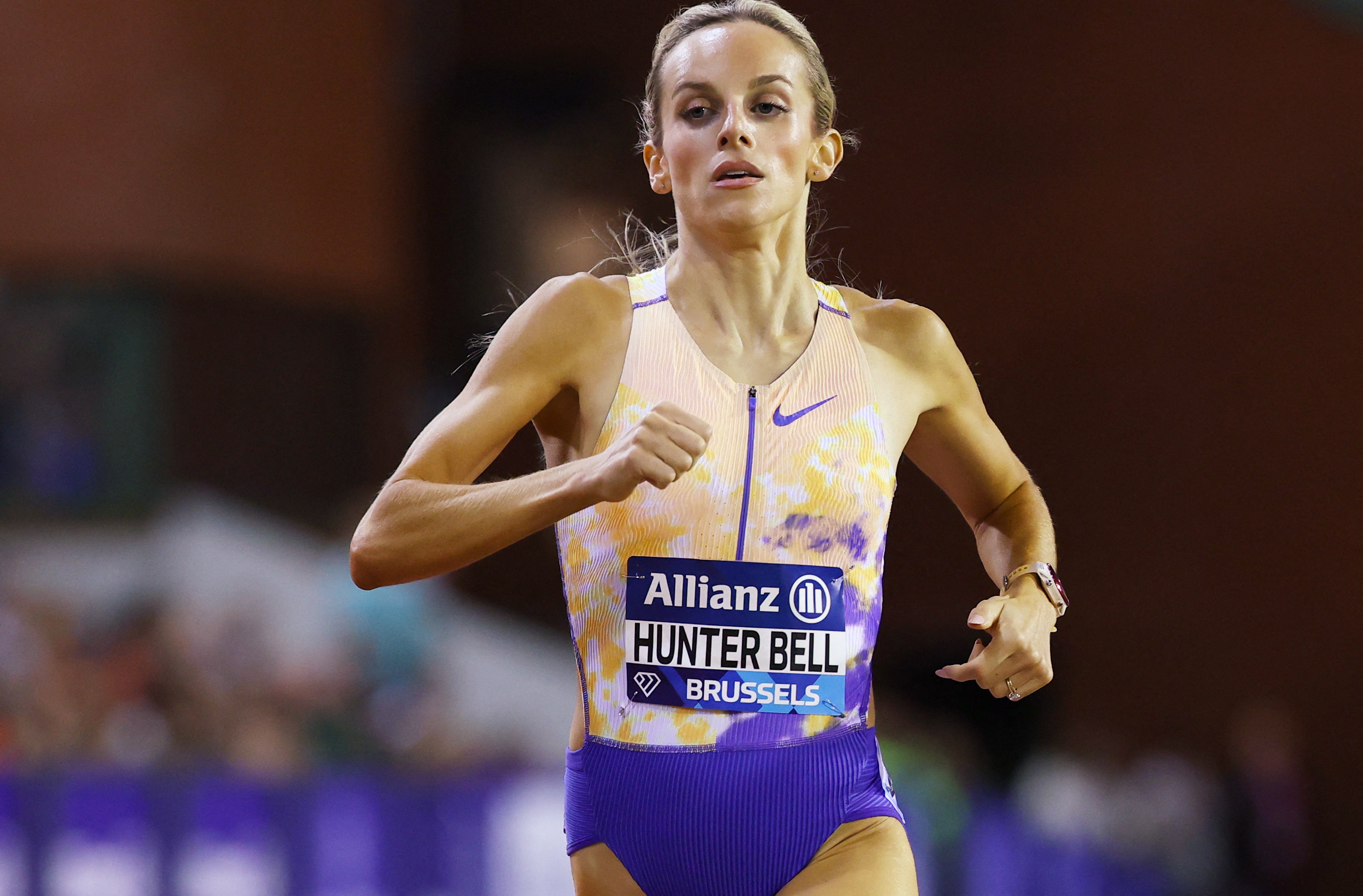 Hunter Bell was fourth in the 1,500m