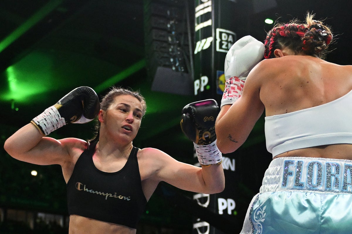 Katie Taylor vs Flora Pili LIVE: Croke Park fight updates and results tonight