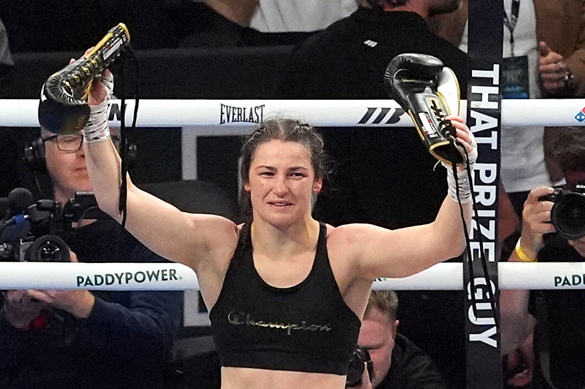 Katie Taylor vs Flora Pili LIVE: Fight result and reaction as Irish icon retires with victory at Croke Park