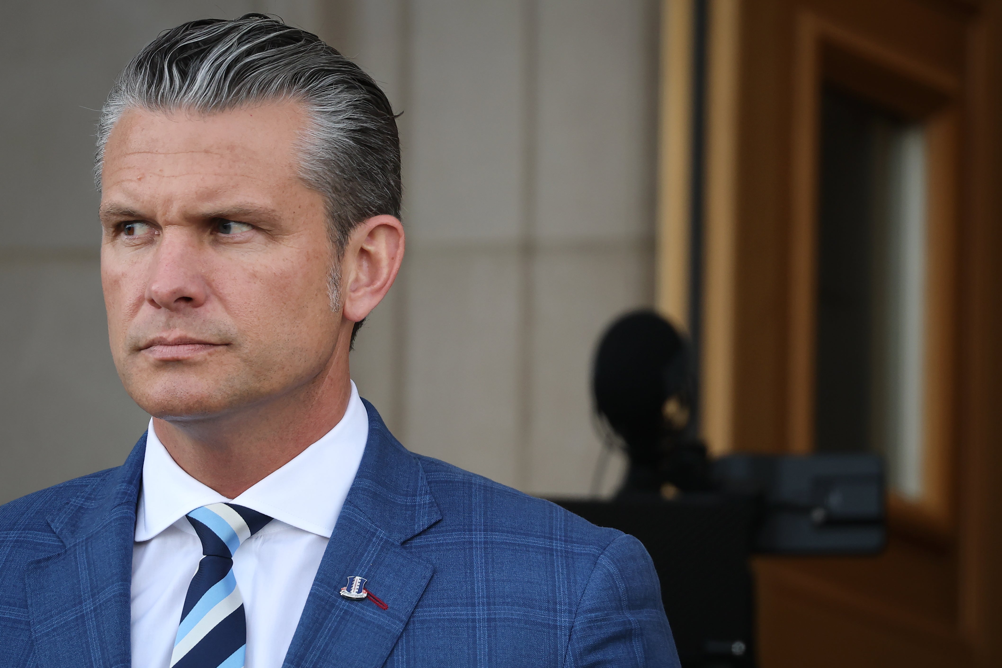 Defense Secretary Pete Hegseth has promised to protect military members who deliver religious greetings at New Mexico’s Kirtland Air Force Base