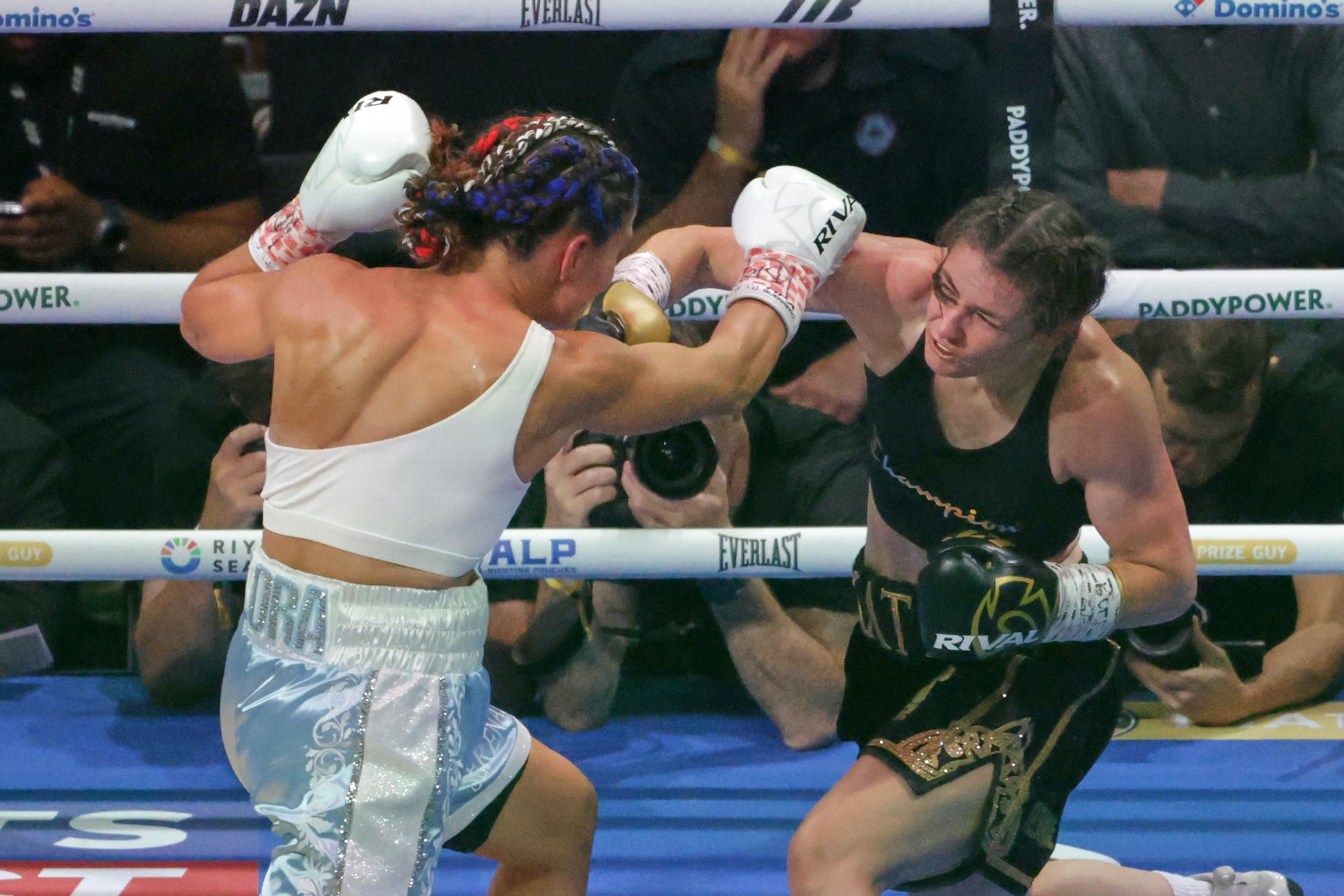 Taylor won easily on the scorecards
