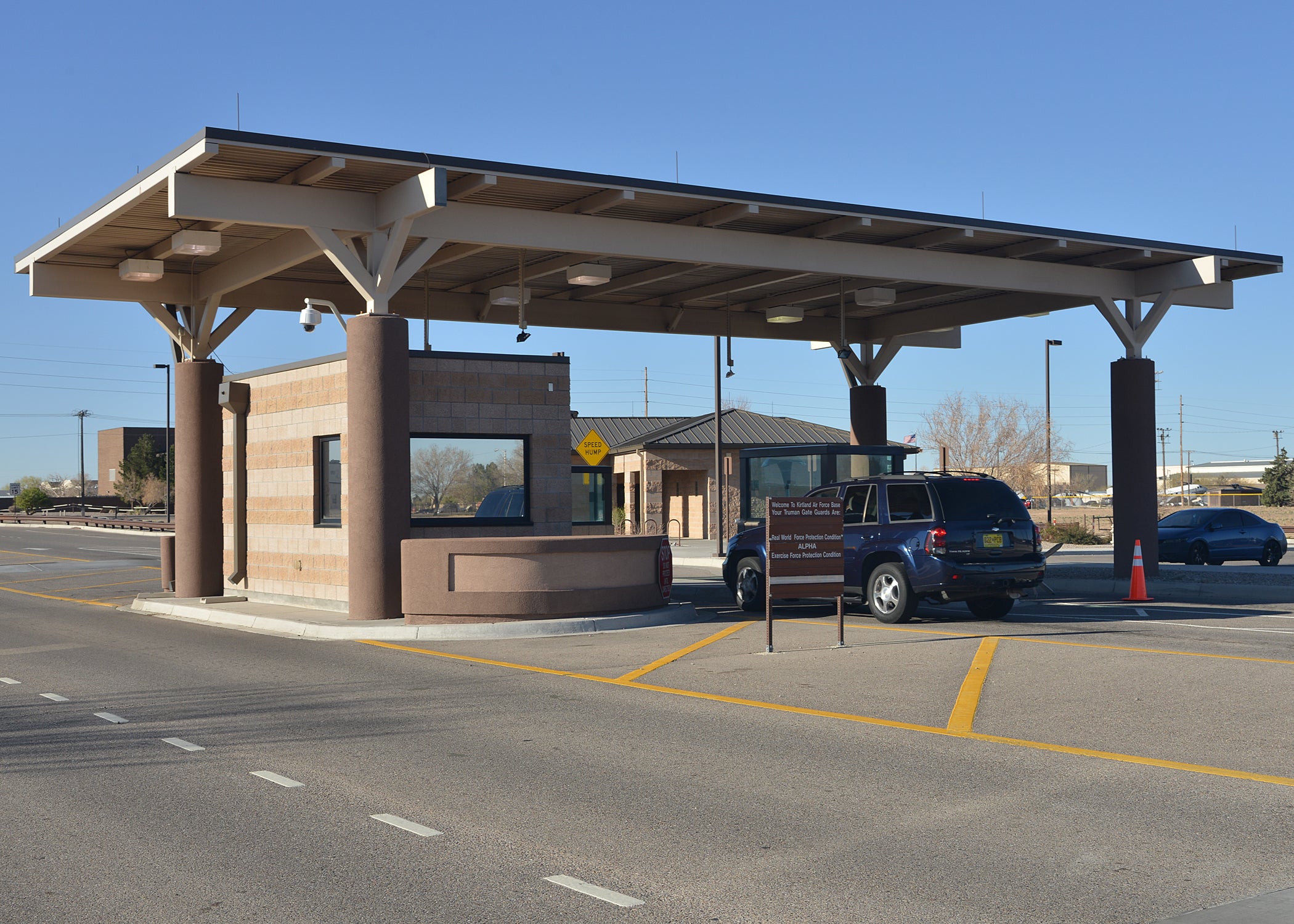 The Military Religious Freedom Foundation announced Thursday that it put an end to a 'weeks-long blitz' of religious greetings from guards at the front gate of Kirtland