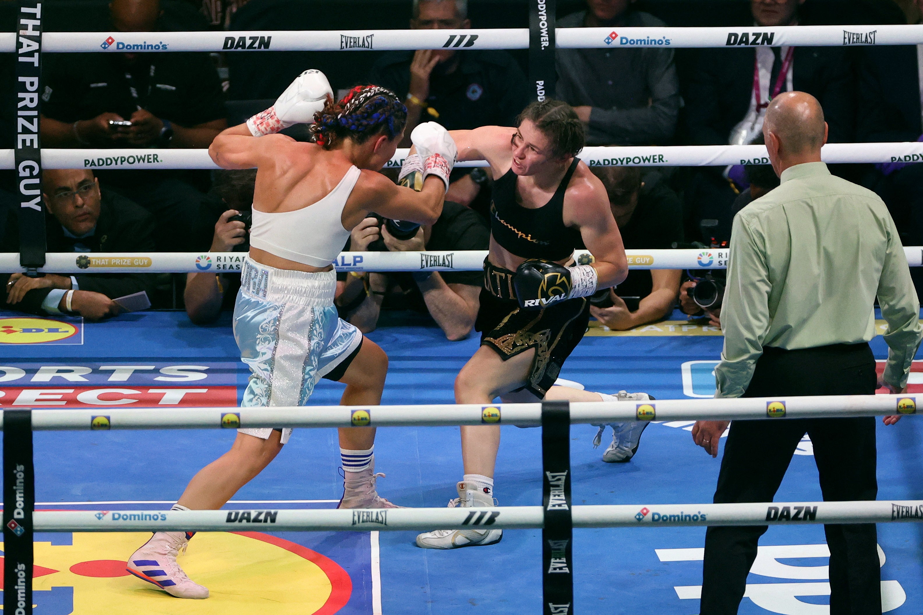 Taylor secured three wide scores against Flora Pili, who was previously unbeaten