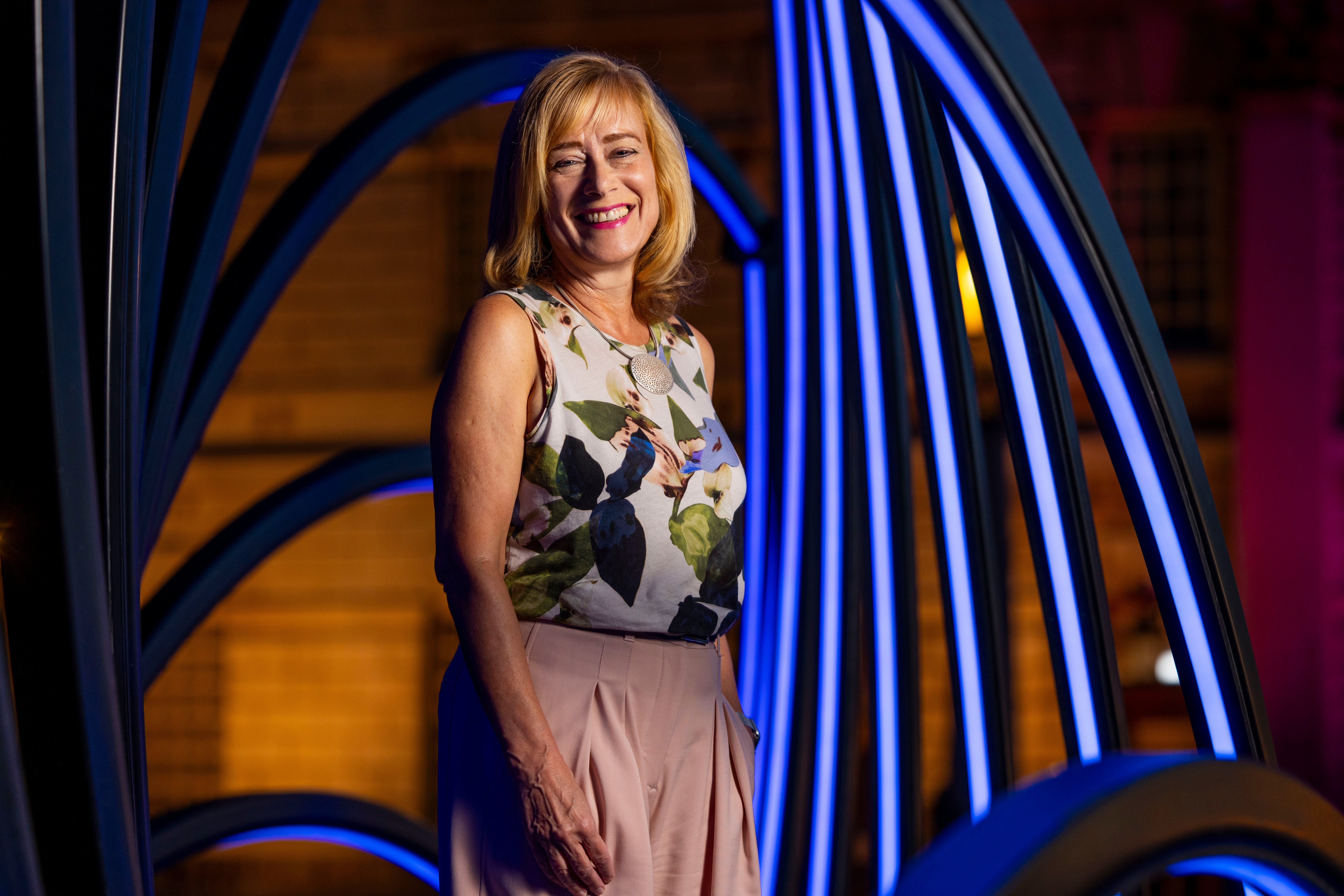 Jane Harrington unveiling the 'LASE Gateway'