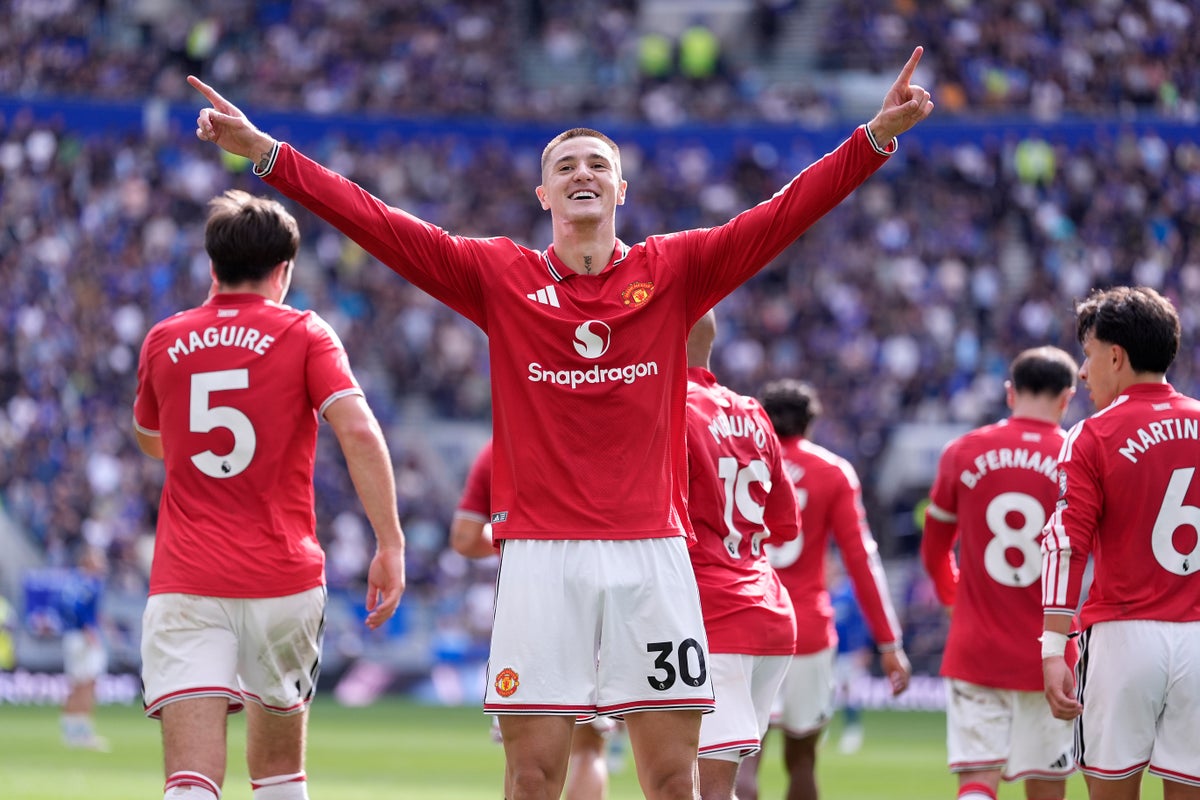Everton v Man United LIVE: Sesko superbly heads home vital late goal in dramatic Premier League clash